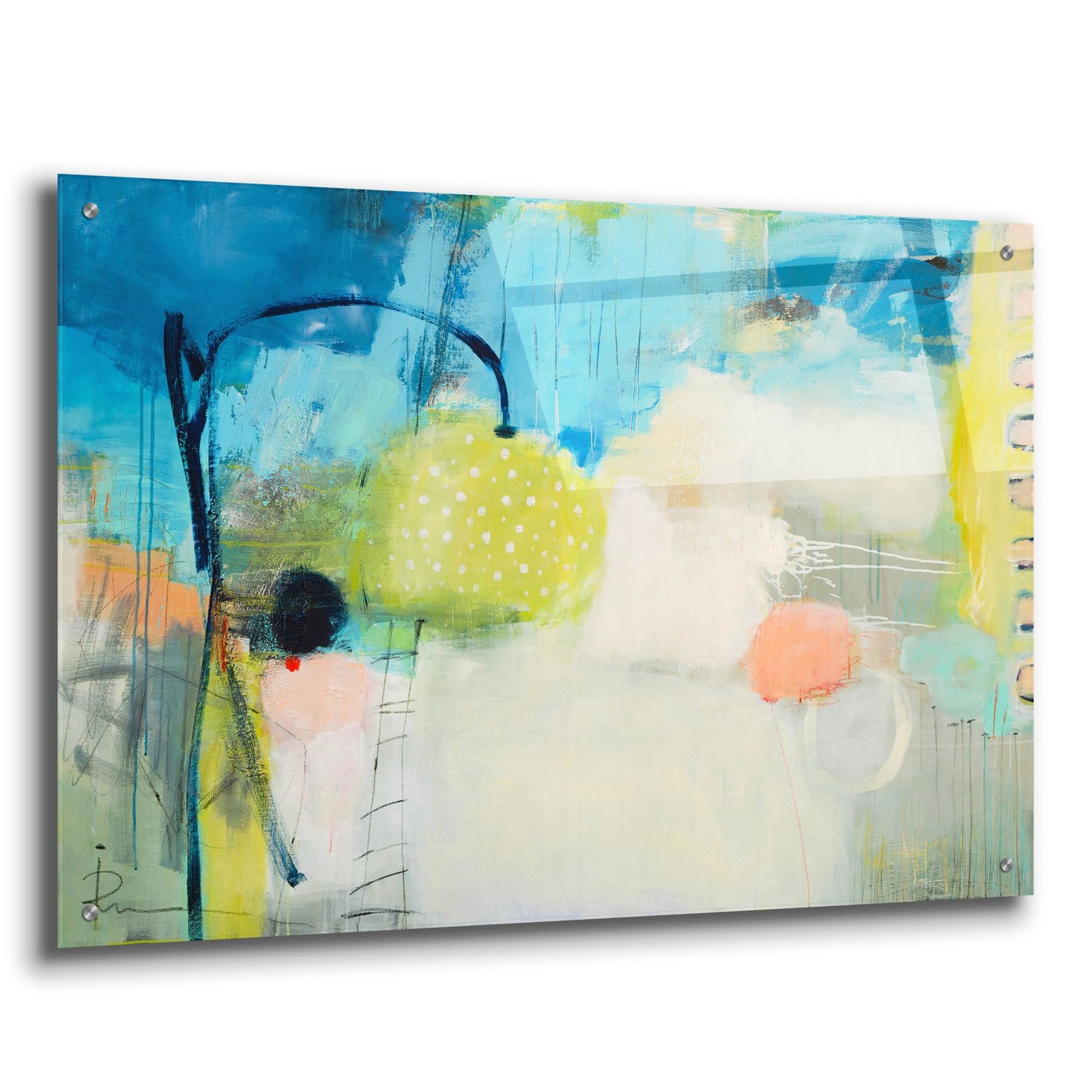 Epic Art 'Green Summer' by Ira Ivanova, Acrylic Glass Wall Art,36x24