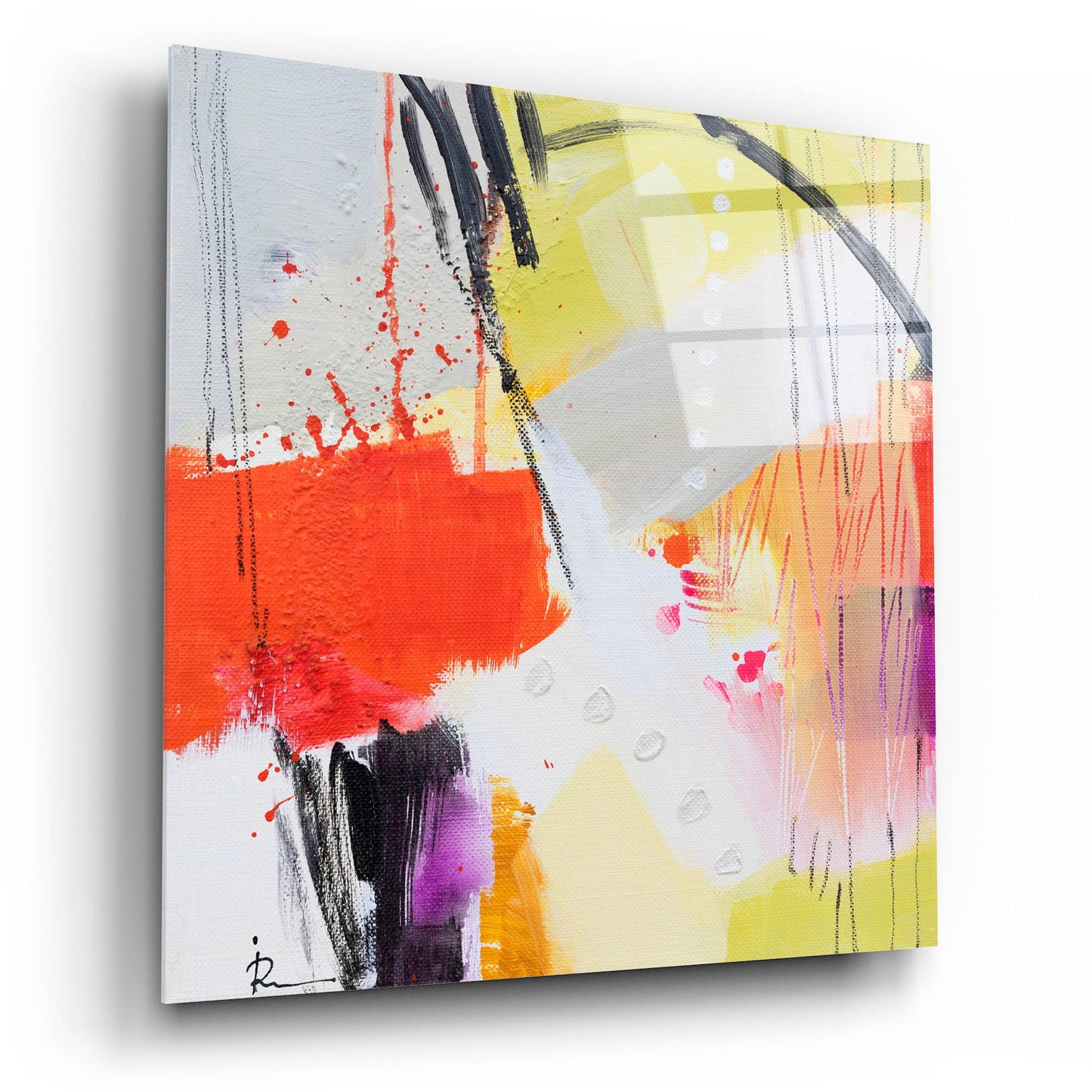 Epic Art 'Untitled 304' by Ira Ivanova, Acrylic Glass Wall Art,12x12