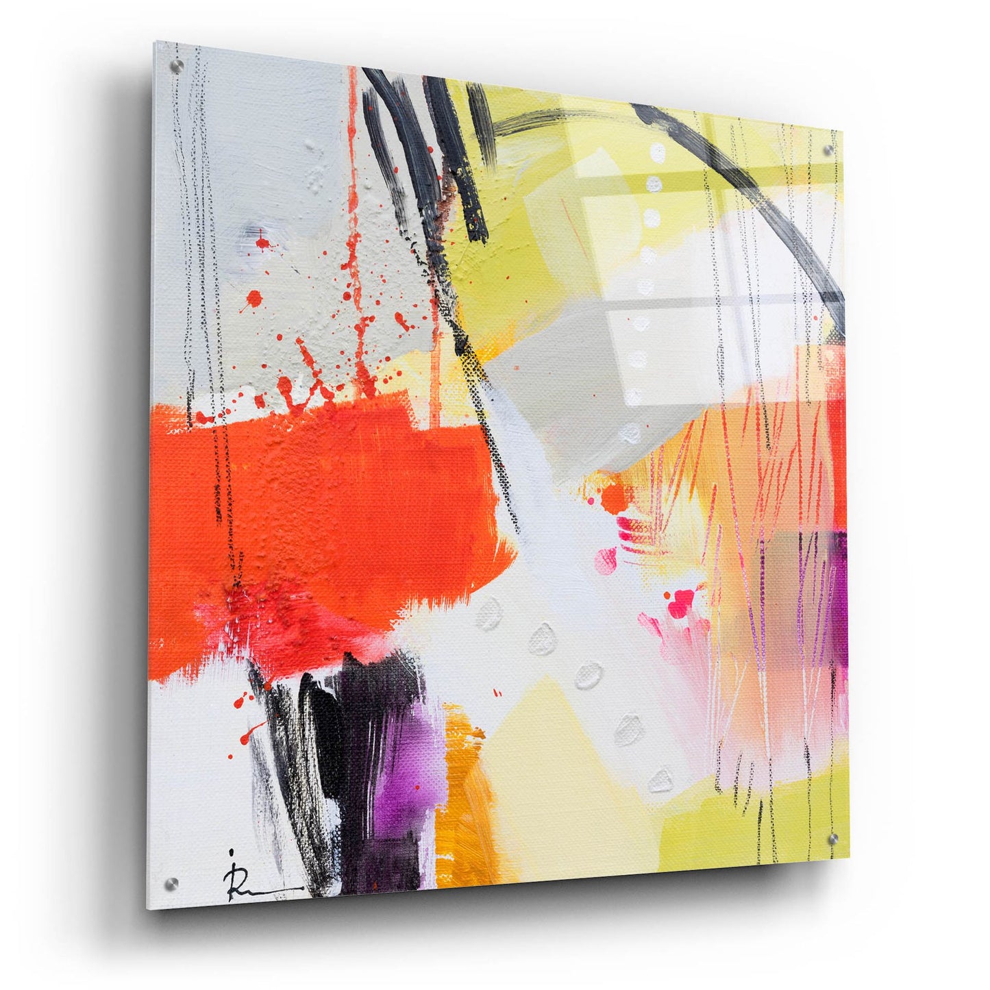 Epic Art 'Untitled 304' by Ira Ivanova, Acrylic Glass Wall Art,36x36