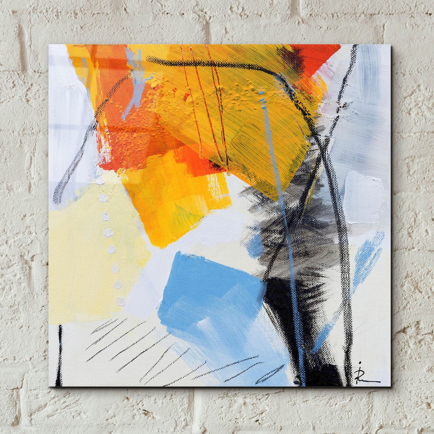 Epic Art 'Untitled 305' by Ira Ivanova, Acrylic Glass Wall Art,12x12