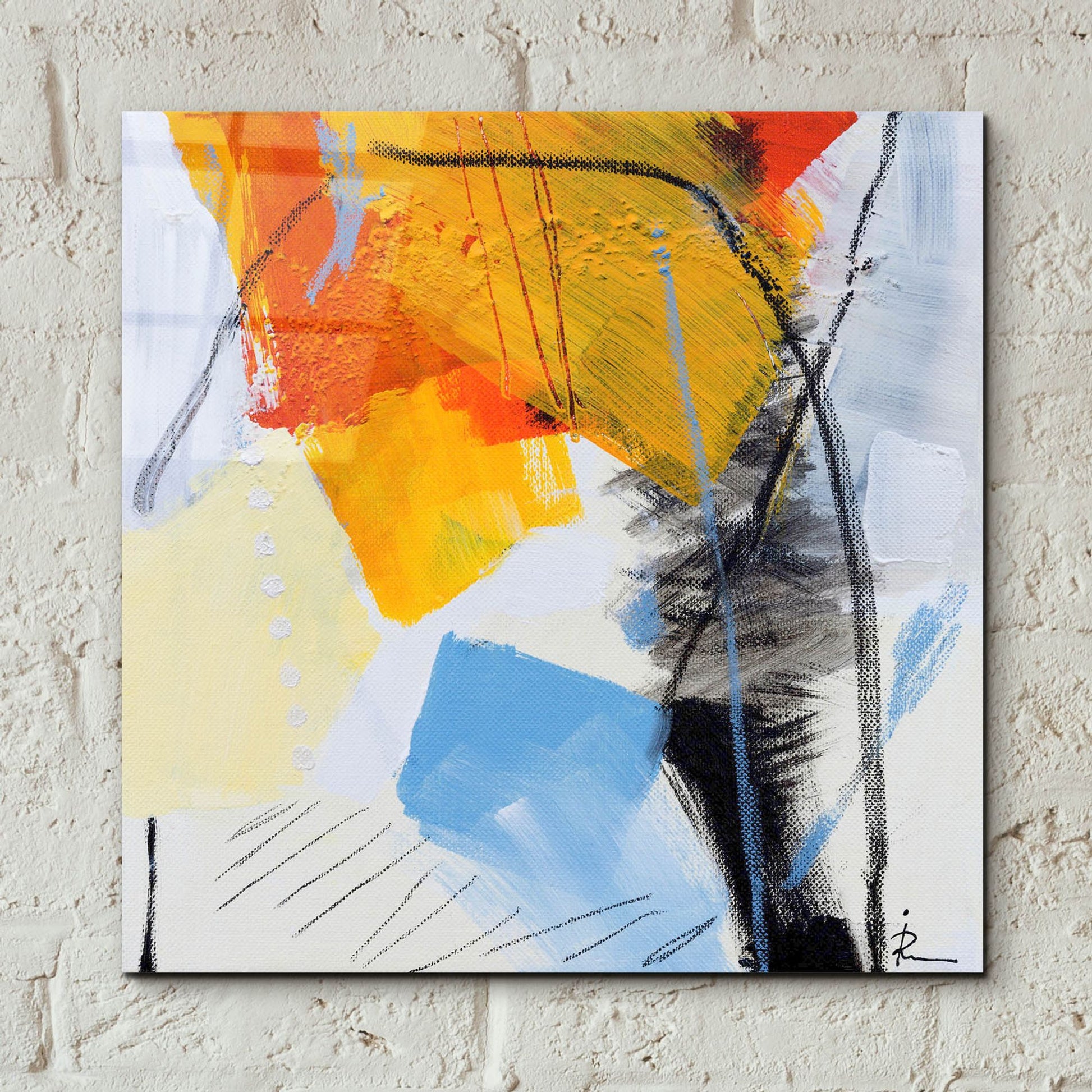 Epic Art 'Untitled 305' by Ira Ivanova, Acrylic Glass Wall Art,12x12