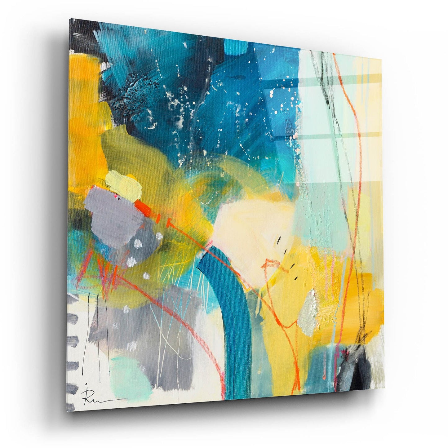 Epic Art 'Untitled 42' by Ira Ivanova, Acrylic Glass Wall Art,12x12