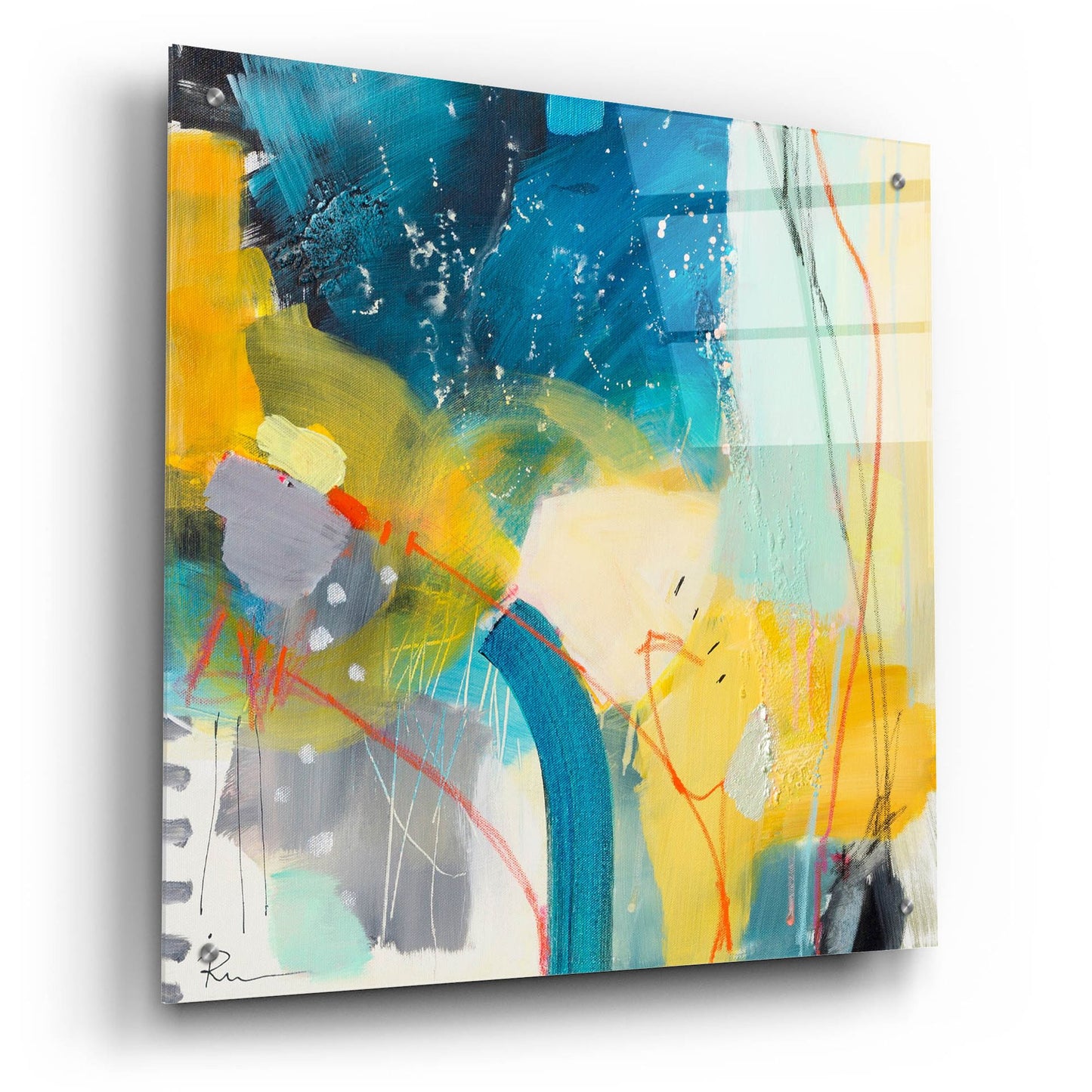 Epic Art 'Untitled 42' by Ira Ivanova, Acrylic Glass Wall Art,24x24