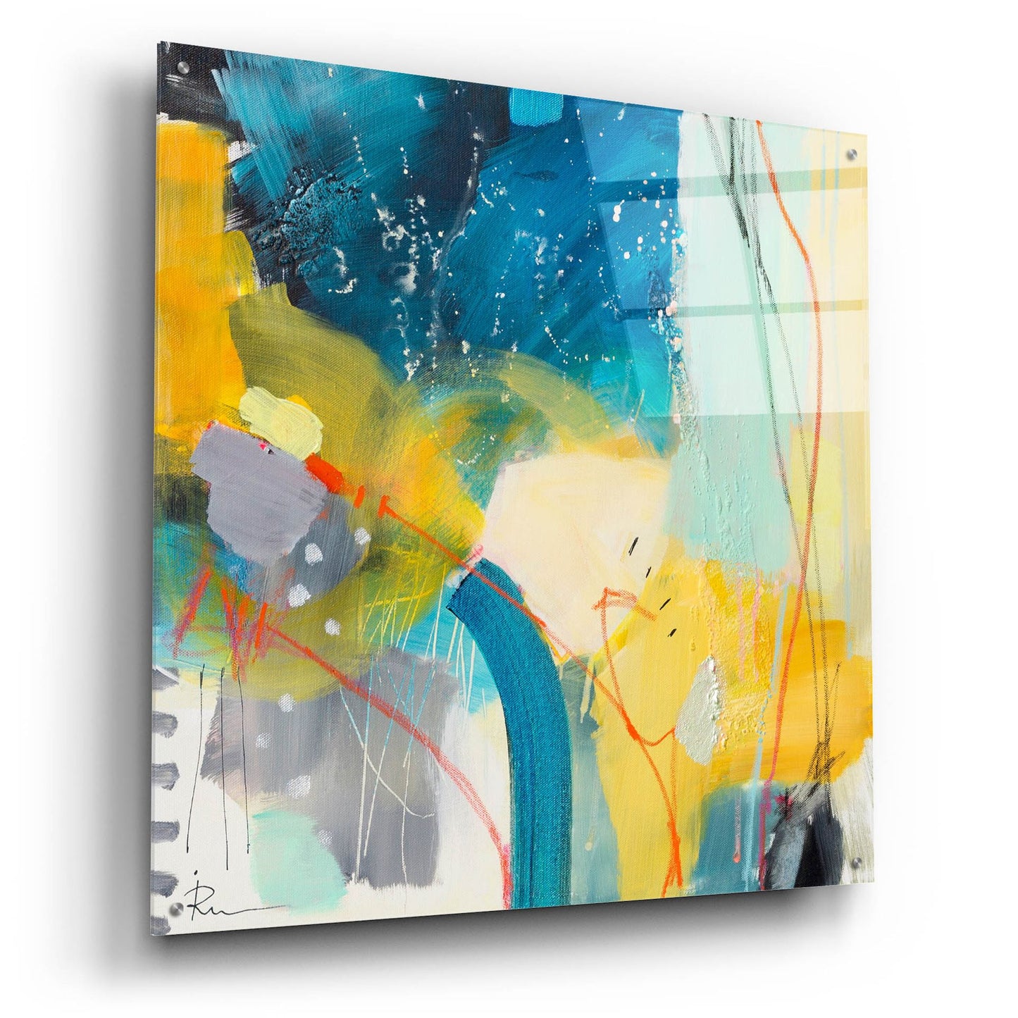 Epic Art 'Untitled 42' by Ira Ivanova, Acrylic Glass Wall Art,36x36