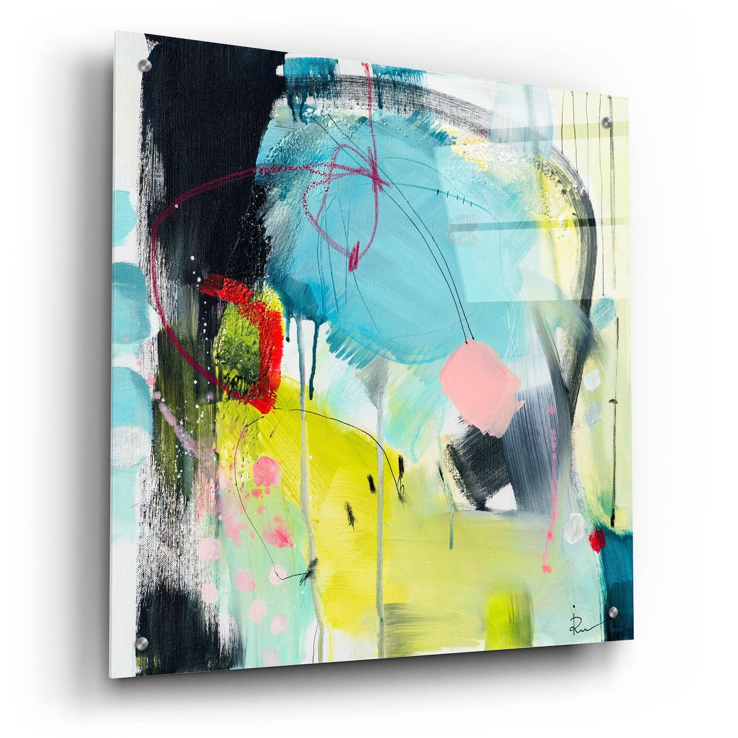 Epic Art 'Untitled 45' by Ira Ivanova, Acrylic Glass Wall Art,24x24