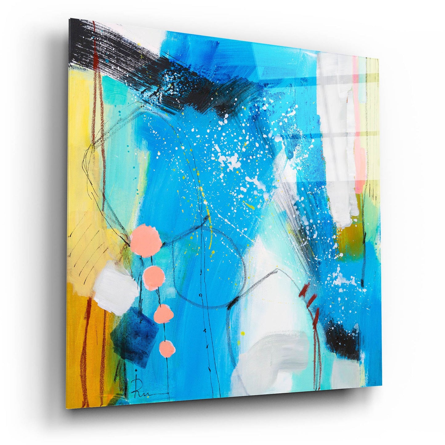 Epic Art 'Untitled 55' by Ira Ivanova, Acrylic Glass Wall Art,12x12