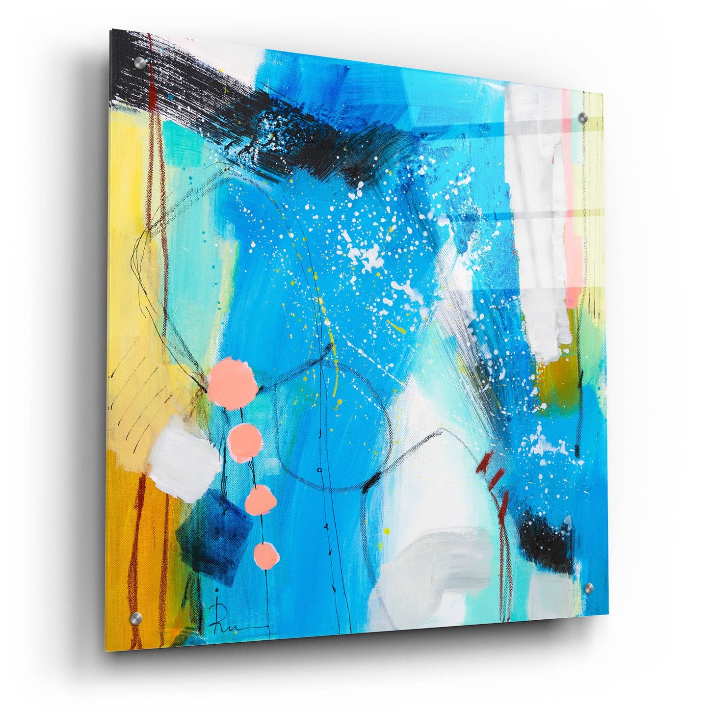 Epic Art 'Untitled 55' by Ira Ivanova, Acrylic Glass Wall Art,24x24