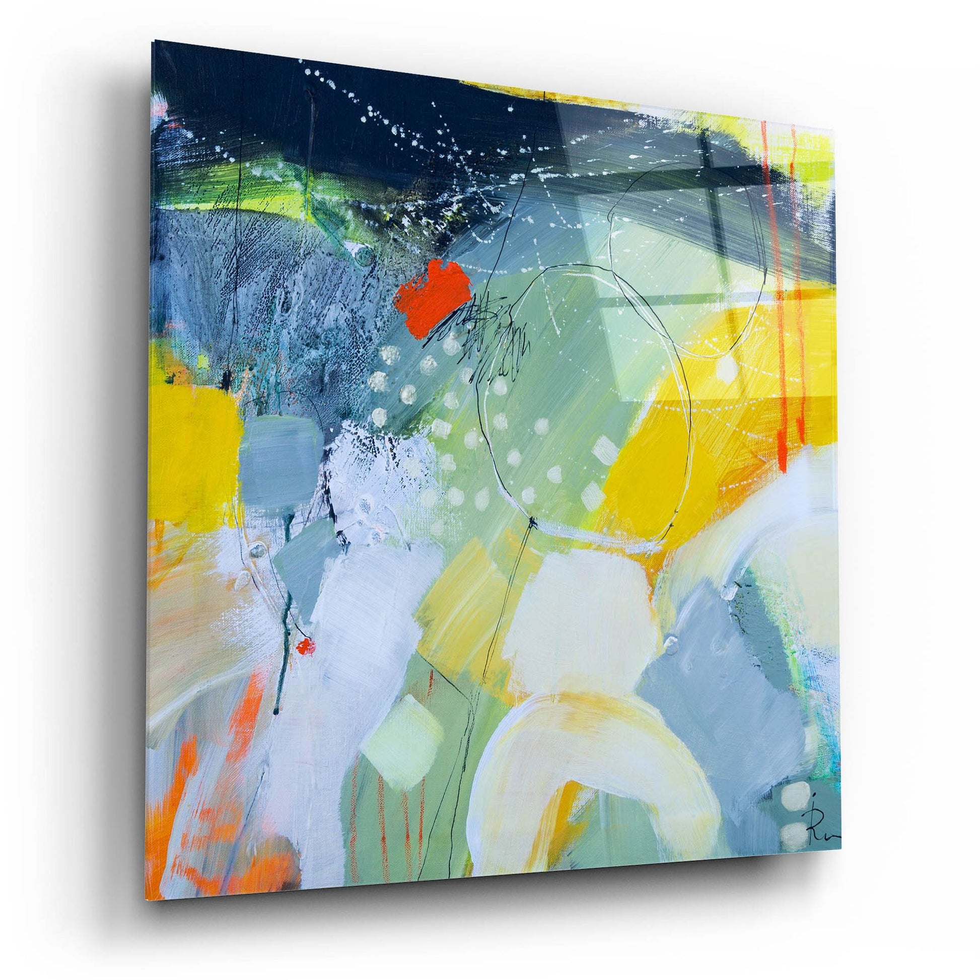 Epic Art 'Untitled 57' by Ira Ivanova, Acrylic Glass Wall Art,12x12