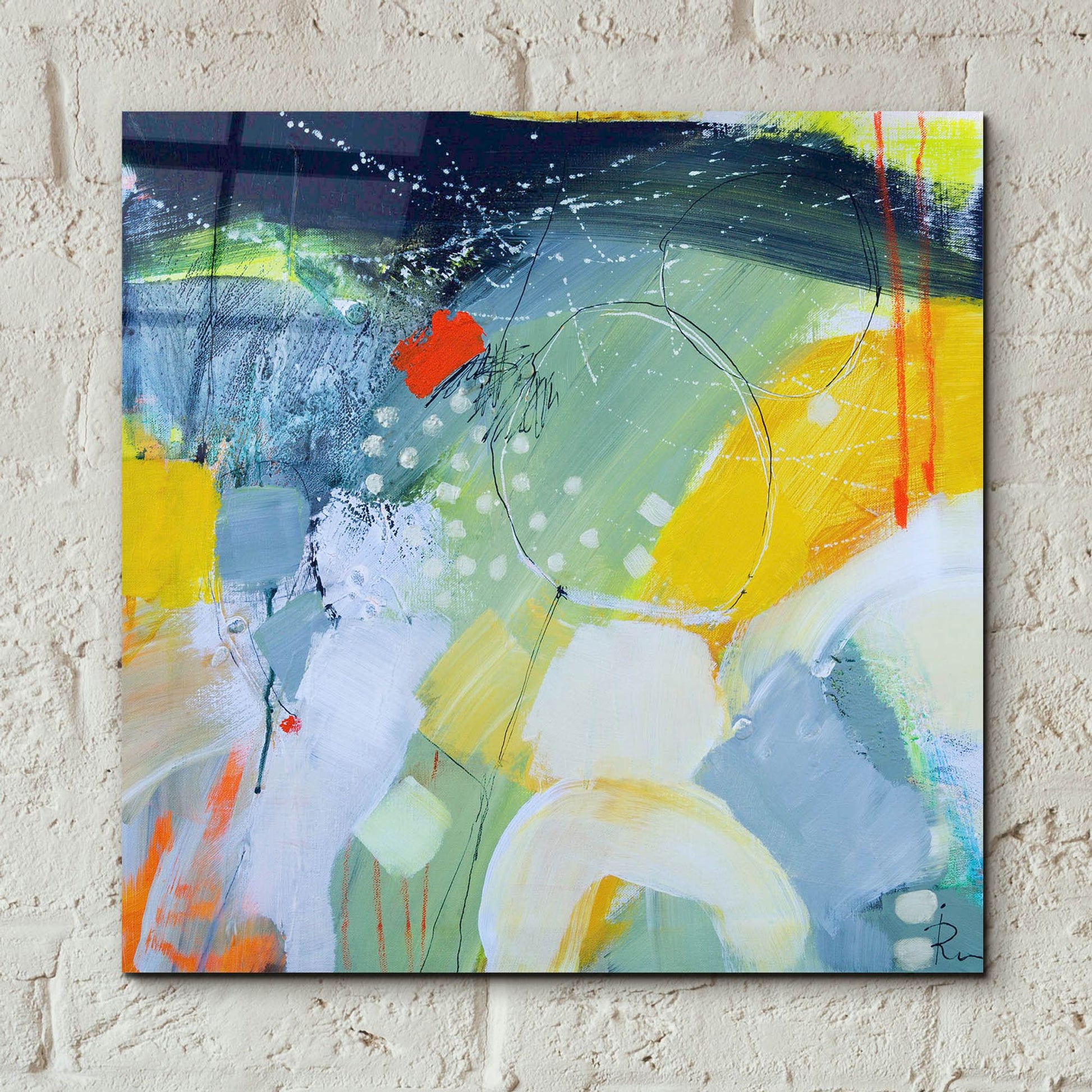 Epic Art 'Untitled 57' by Ira Ivanova, Acrylic Glass Wall Art,12x12