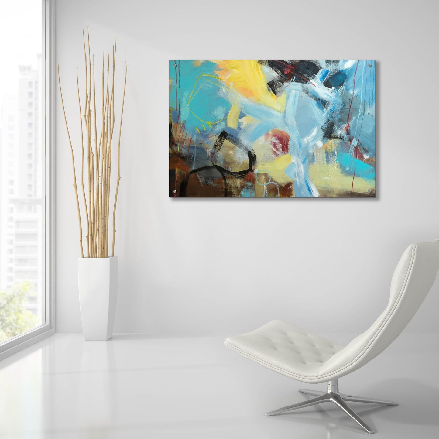 Epic Art 'Wetlands' by Ira Ivanova, Acrylic Glass Wall Art,36x24