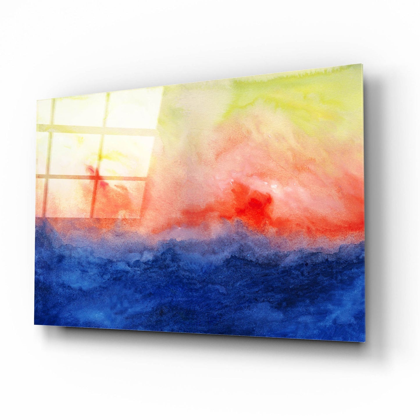 Epic Art 'Brushfire Ii' by Jacqueline Maldonado, Acrylic Glass Wall Art,16x12