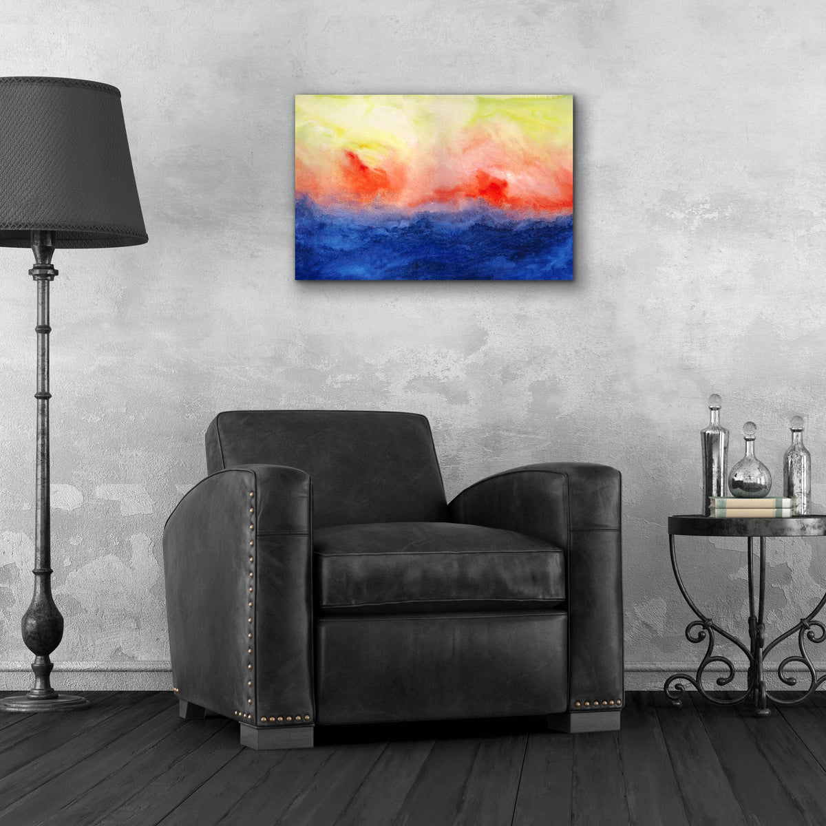 Epic Art 'Brushfire Ii' by Jacqueline Maldonado, Acrylic Glass Wall Art,24x16