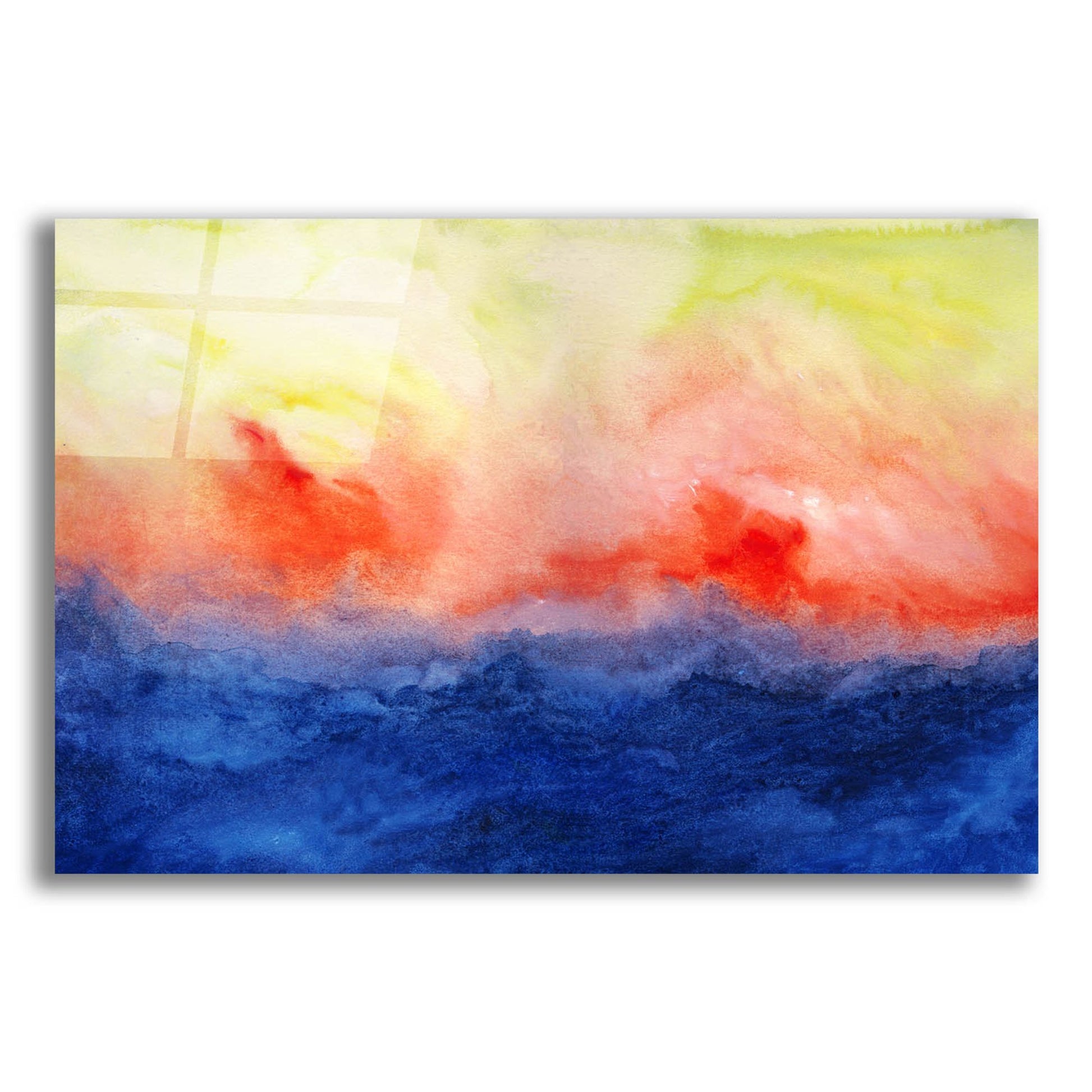 Epic Art 'Brushfire Ii' by Jacqueline Maldonado, Acrylic Glass Wall Art,24x16