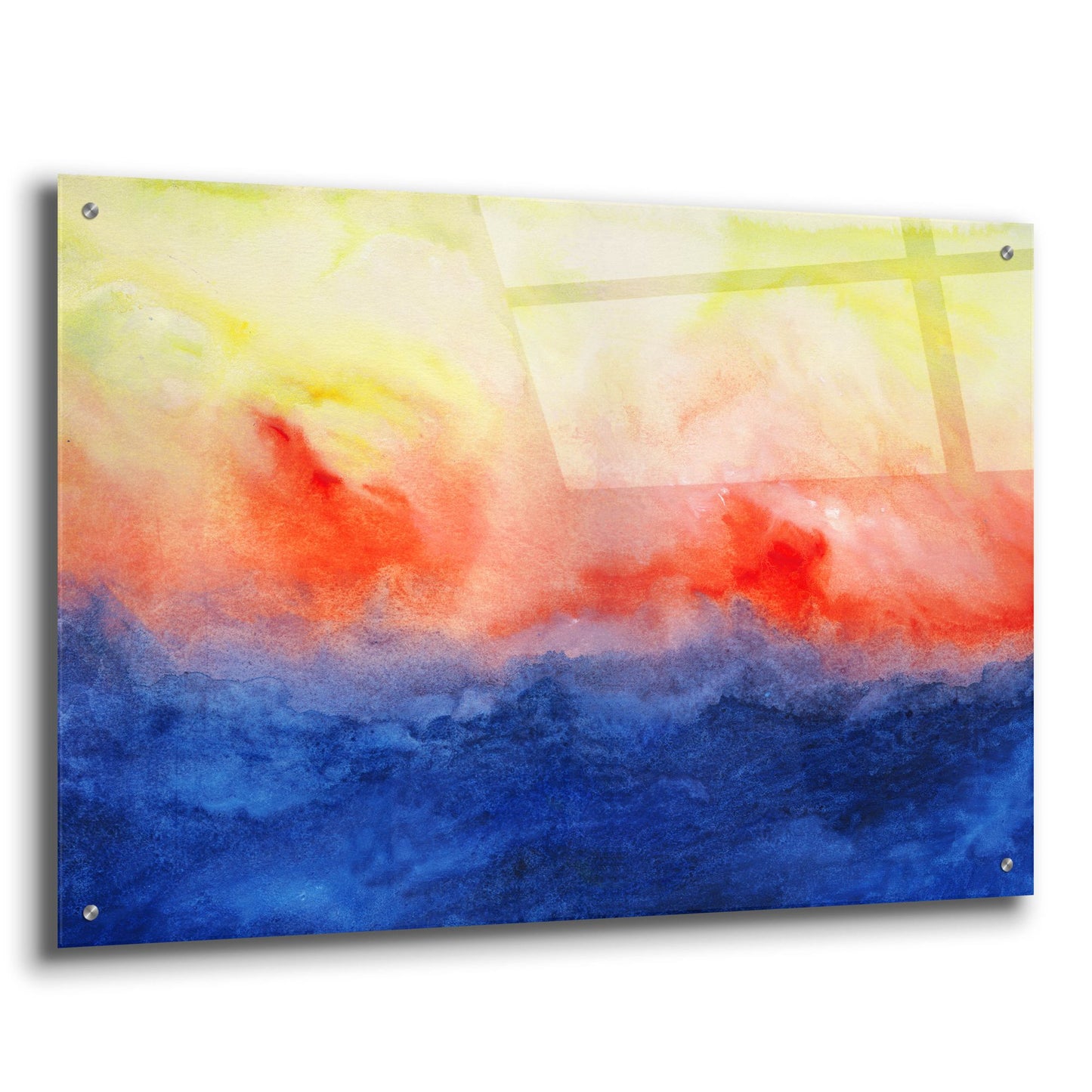 Epic Art 'Brushfire Ii' by Jacqueline Maldonado, Acrylic Glass Wall Art,36x24