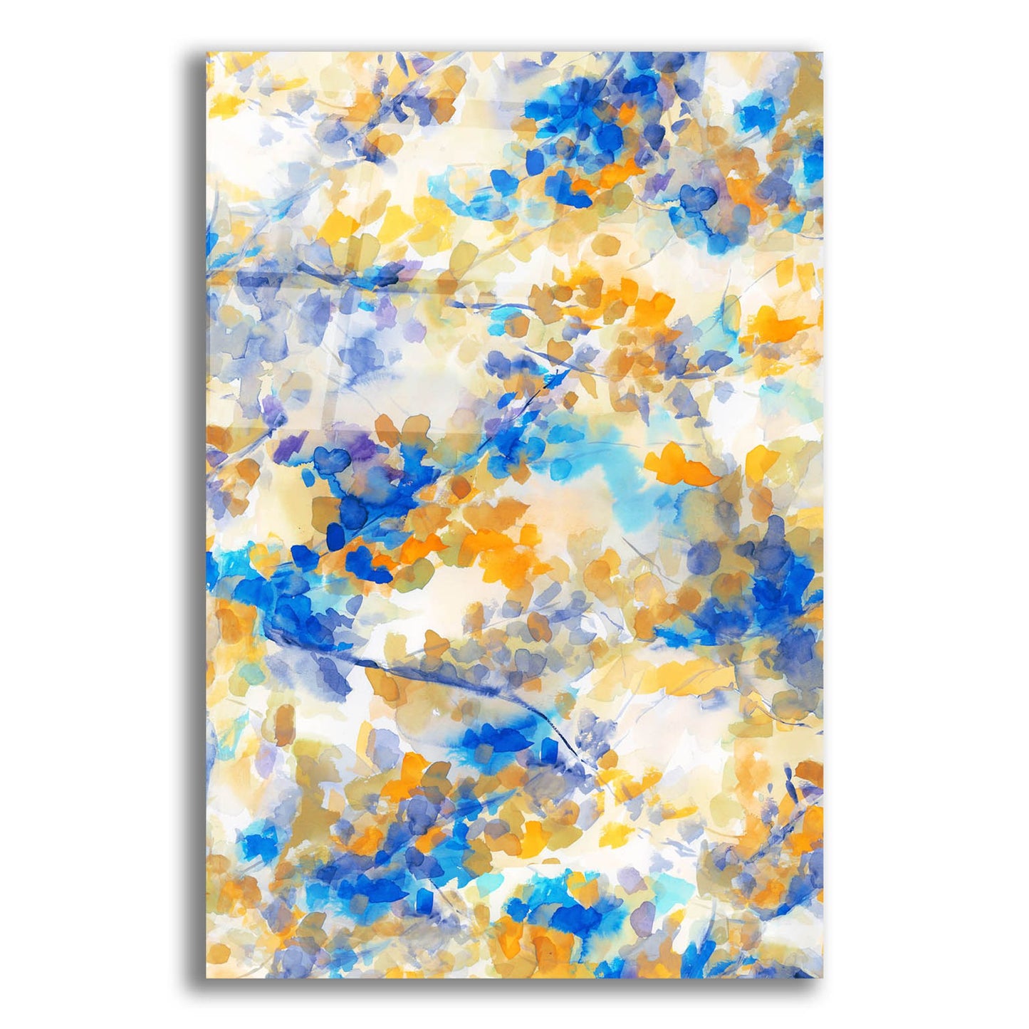 Epic Art 'Canopy Blue' by Jacqueline Maldonado, Acrylic Glass Wall Art