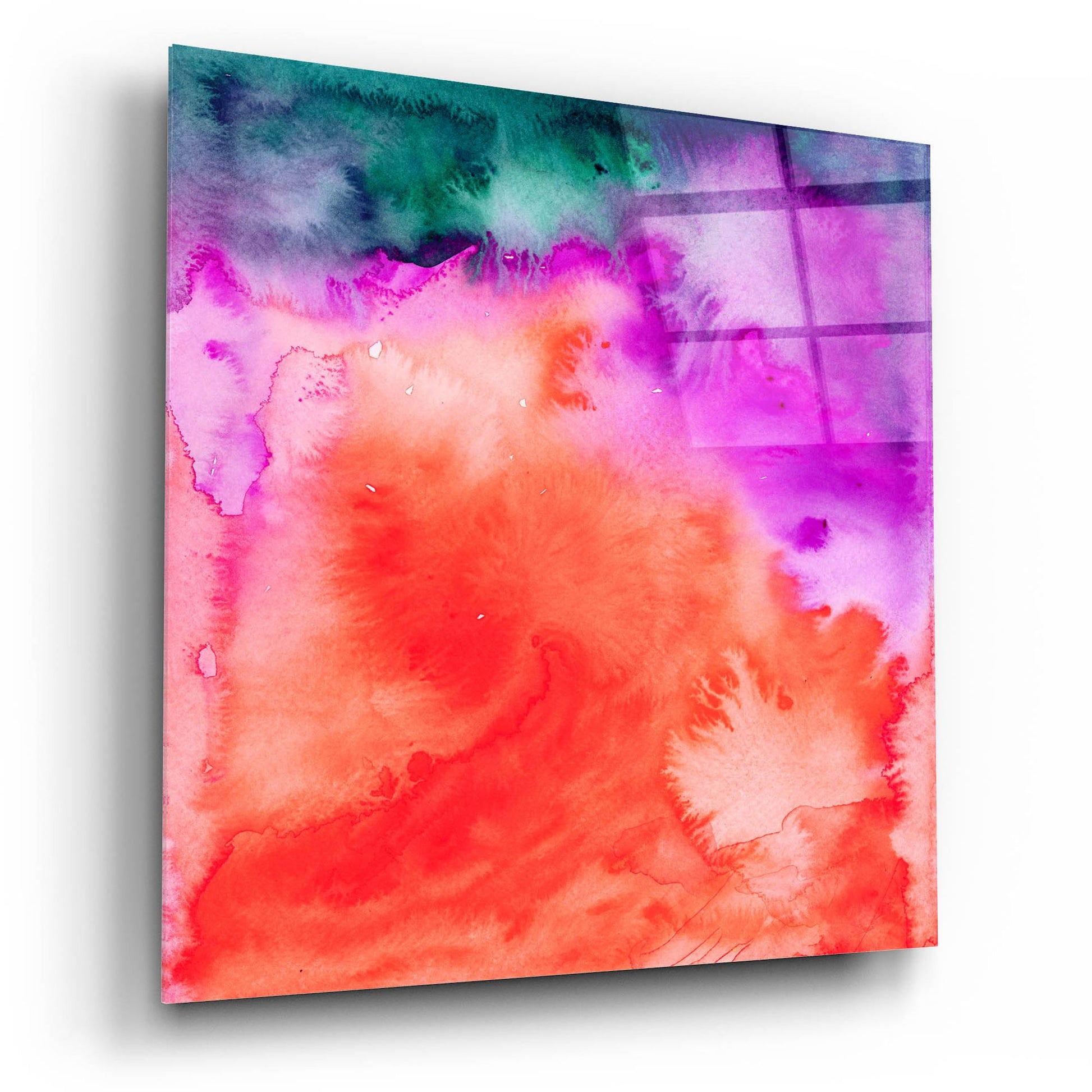 Epic Art 'Fusion Ii' by Jacqueline Maldonado, Acrylic Glass Wall Art,12x12