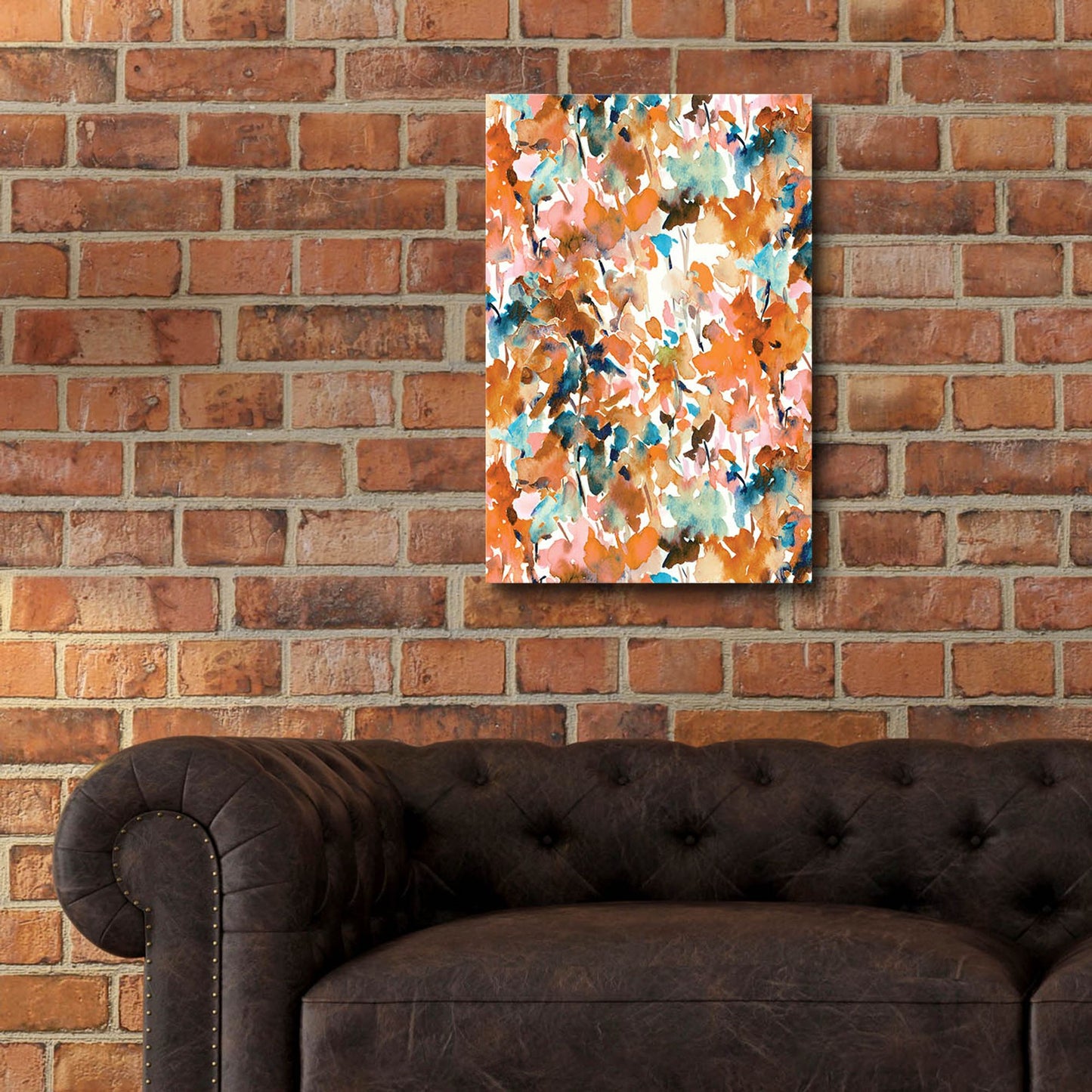 Epic Art 'Local Color Orange' by Jacqueline Maldonado, Acrylic Glass Wall Art,16x24