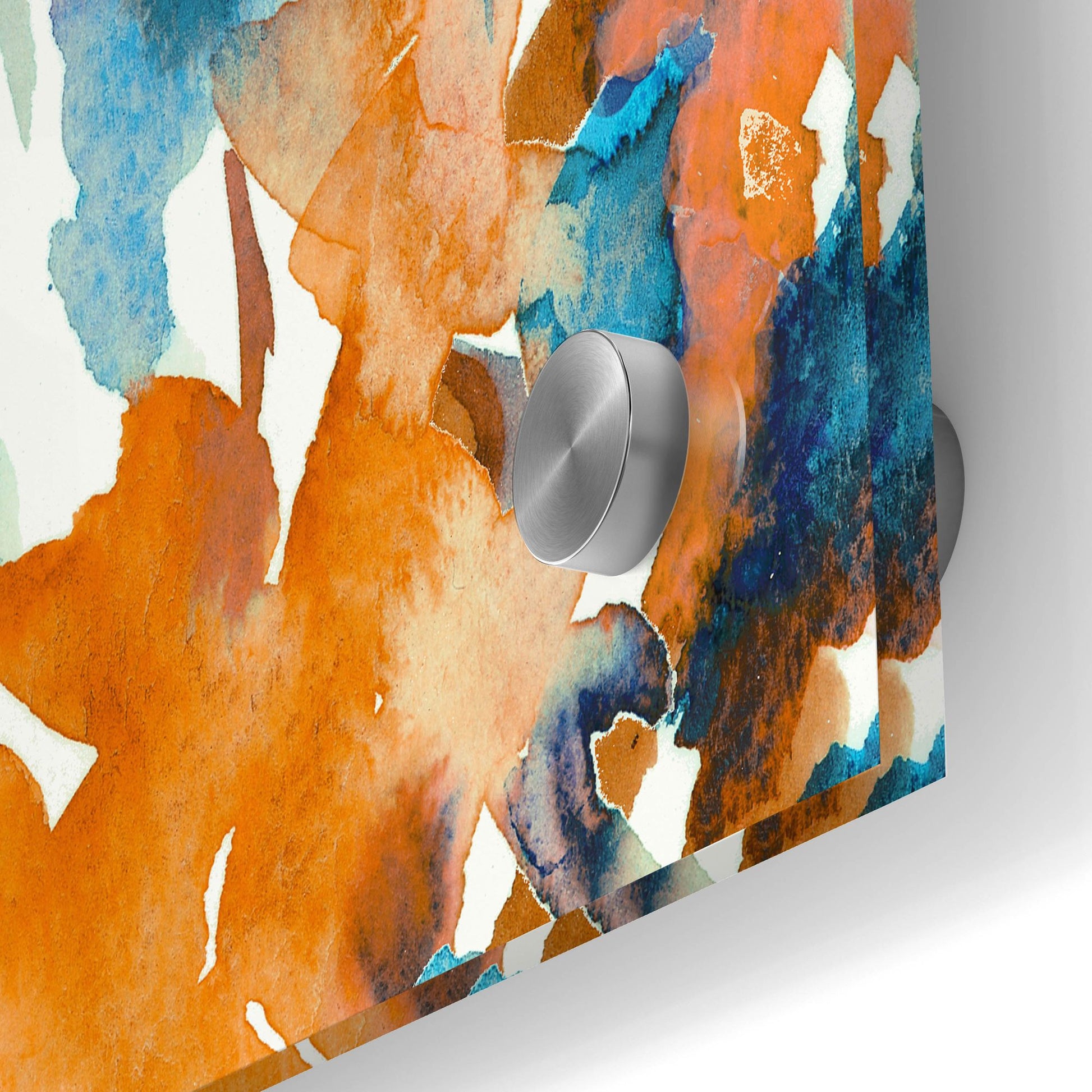 Epic Art 'Local Color Orange' by Jacqueline Maldonado, Acrylic Glass Wall Art,24x36