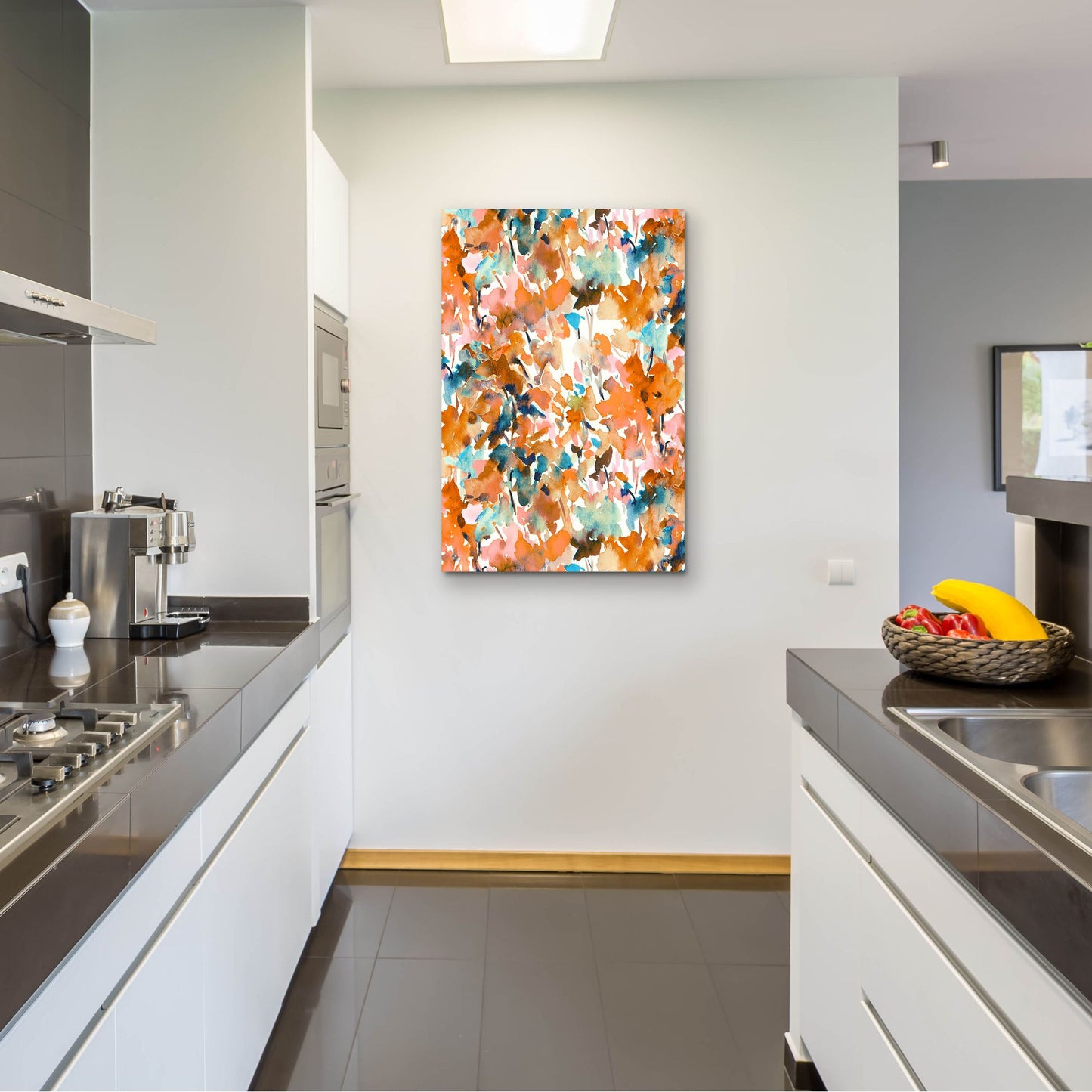 Epic Art 'Local Color Orange' by Jacqueline Maldonado, Acrylic Glass Wall Art,24x36