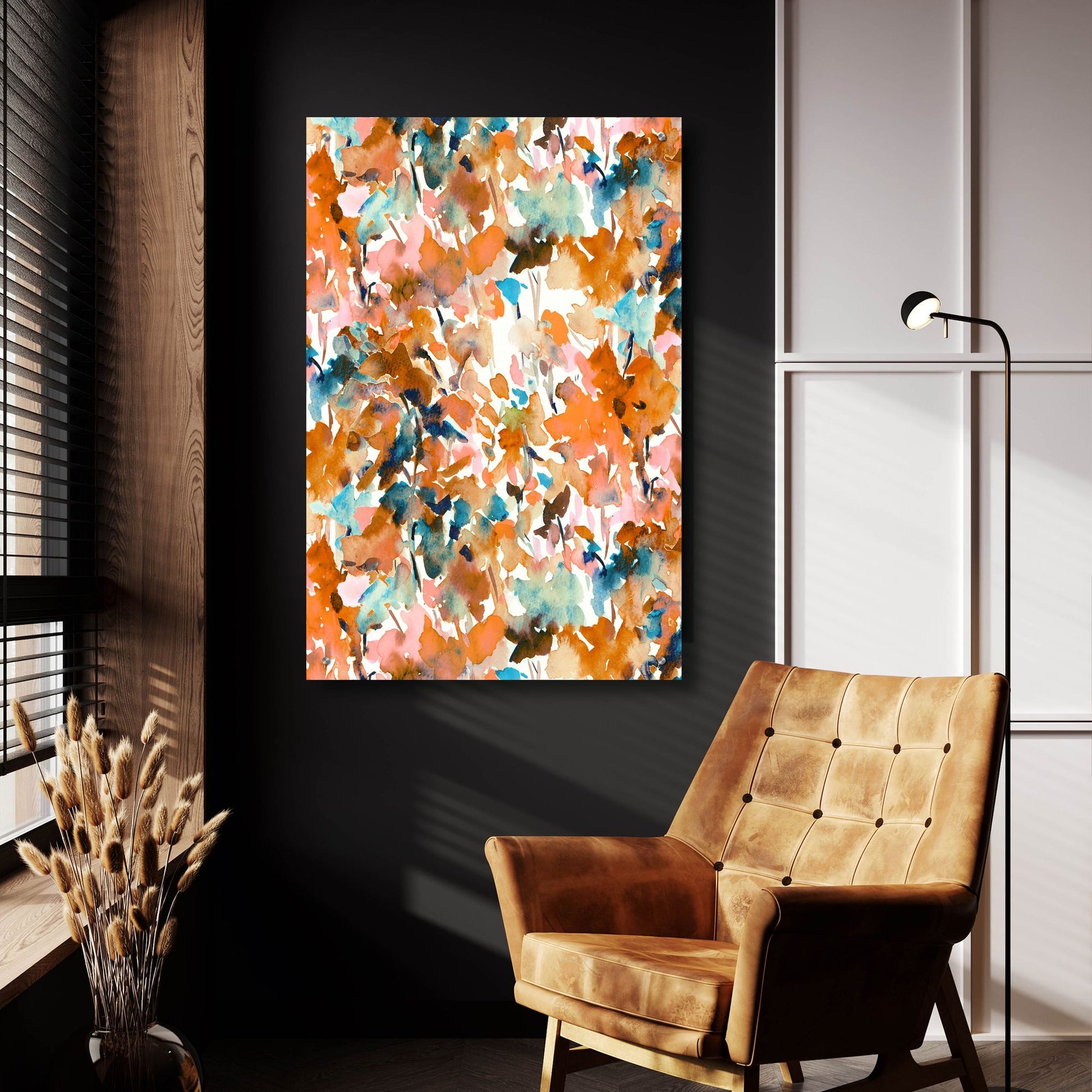 Epic Art 'Local Color Orange' by Jacqueline Maldonado, Acrylic Glass Wall Art,24x36