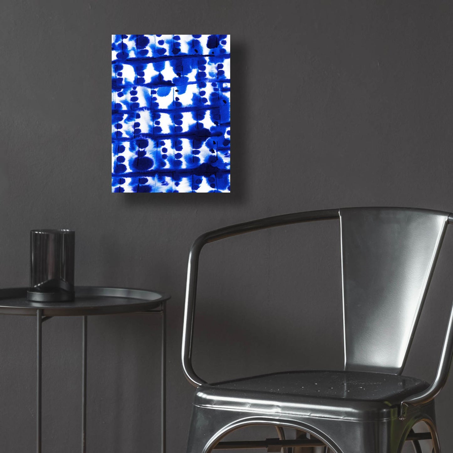 Epic Art 'Parallel Electric Blue' by Jacqueline Maldonado, Acrylic Glass Wall Art,12x16