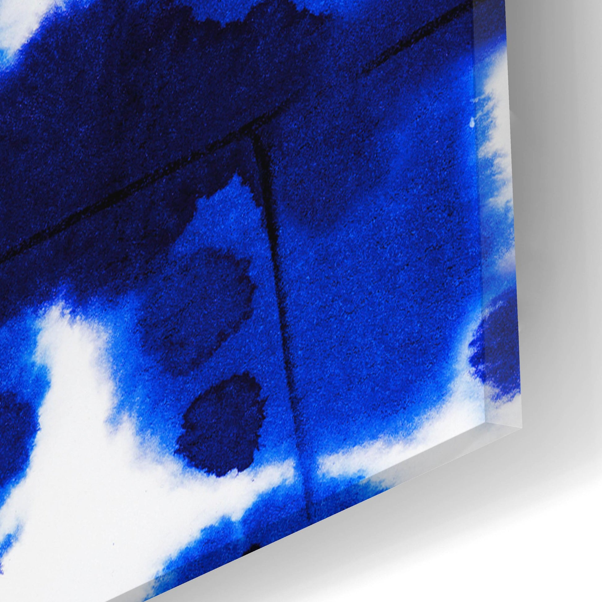 Epic Art 'Parallel Electric Blue' by Jacqueline Maldonado, Acrylic Glass Wall Art,16x24