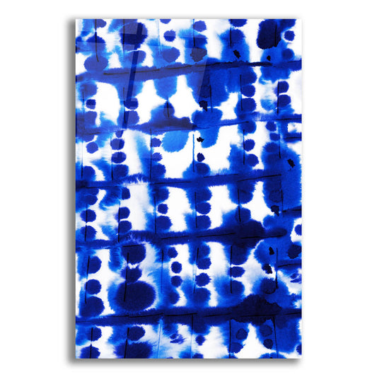 Epic Art 'Parallel Electric Blue' by Jacqueline Maldonado, Acrylic Glass Wall Art