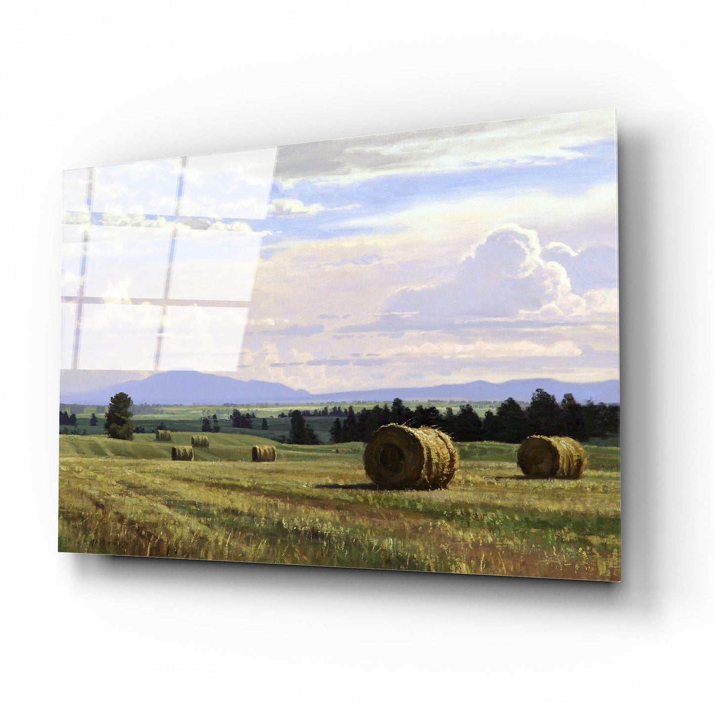 Epic Art 'Fresh Cut Hay' by Jay Moore, Acrylic Glass Wall Art,16x12