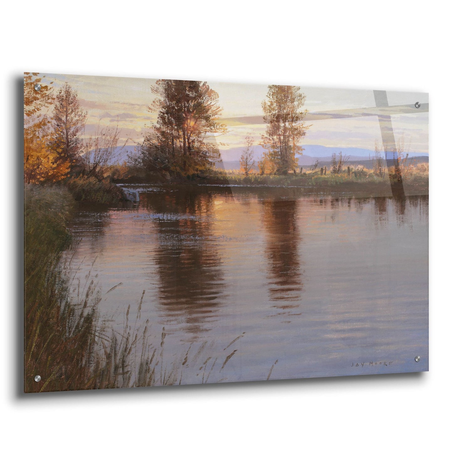 Epic Art 'Just Before Nightfall' by Jay Moore, Acrylic Glass Wall Art,36x24