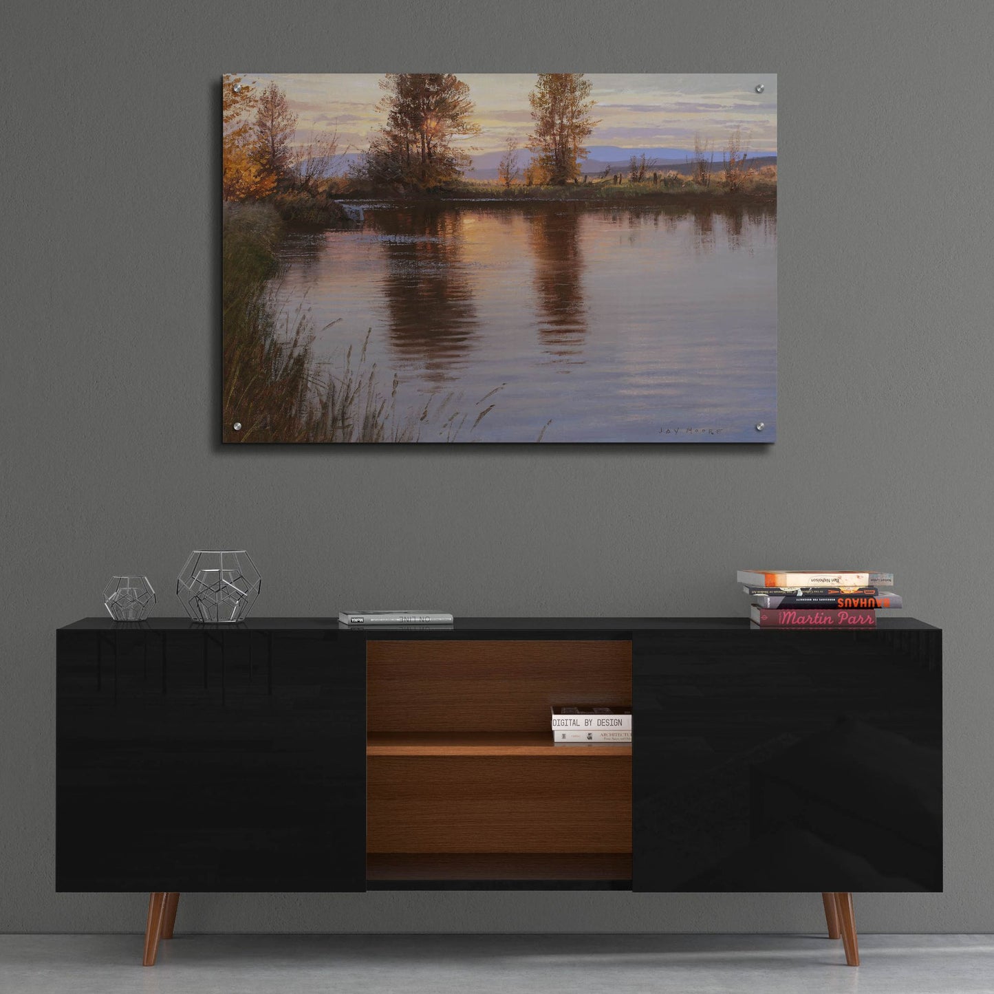 Epic Art 'Just Before Nightfall' by Jay Moore, Acrylic Glass Wall Art,36x24