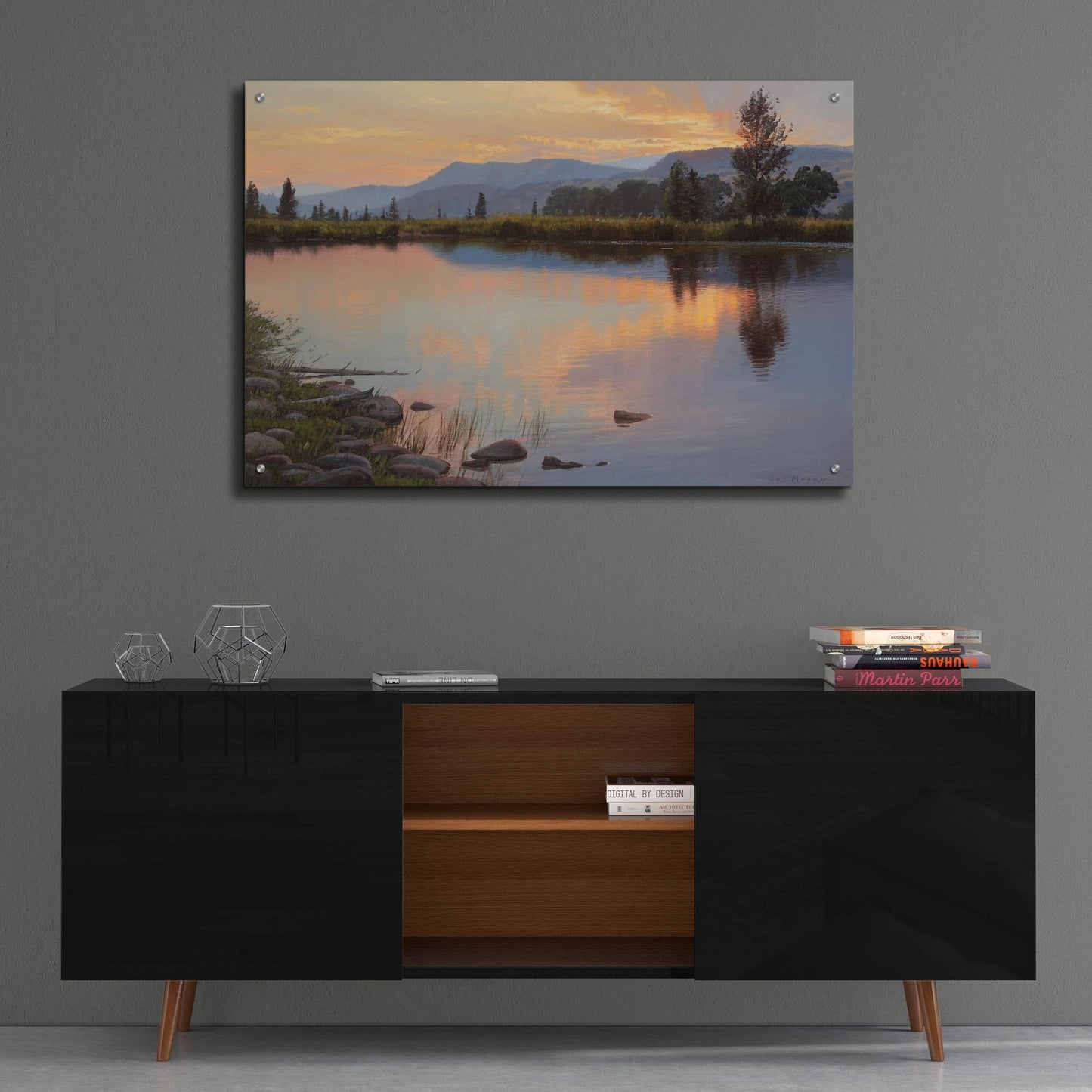 Epic Art 'Tranquil Evening' by Jay Moore, Acrylic Glass Wall Art,36x24