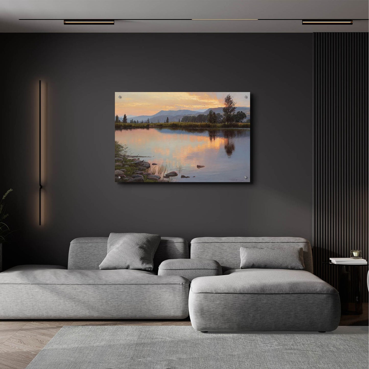 Epic Art 'Tranquil Evening' by Jay Moore, Acrylic Glass Wall Art,36x24