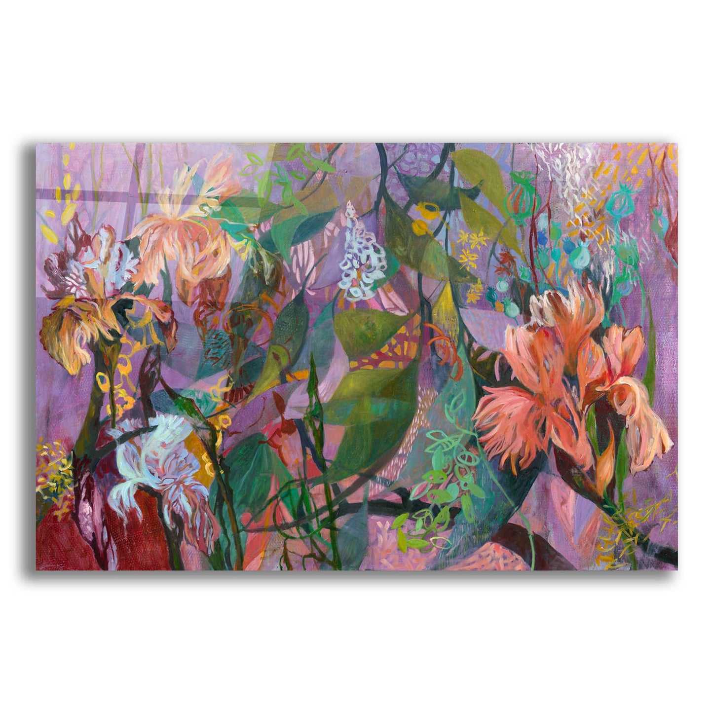 Epic Art 'Fall Season Maturity' by Julia Hacker, Acrylic Glass Wall Art,24x16