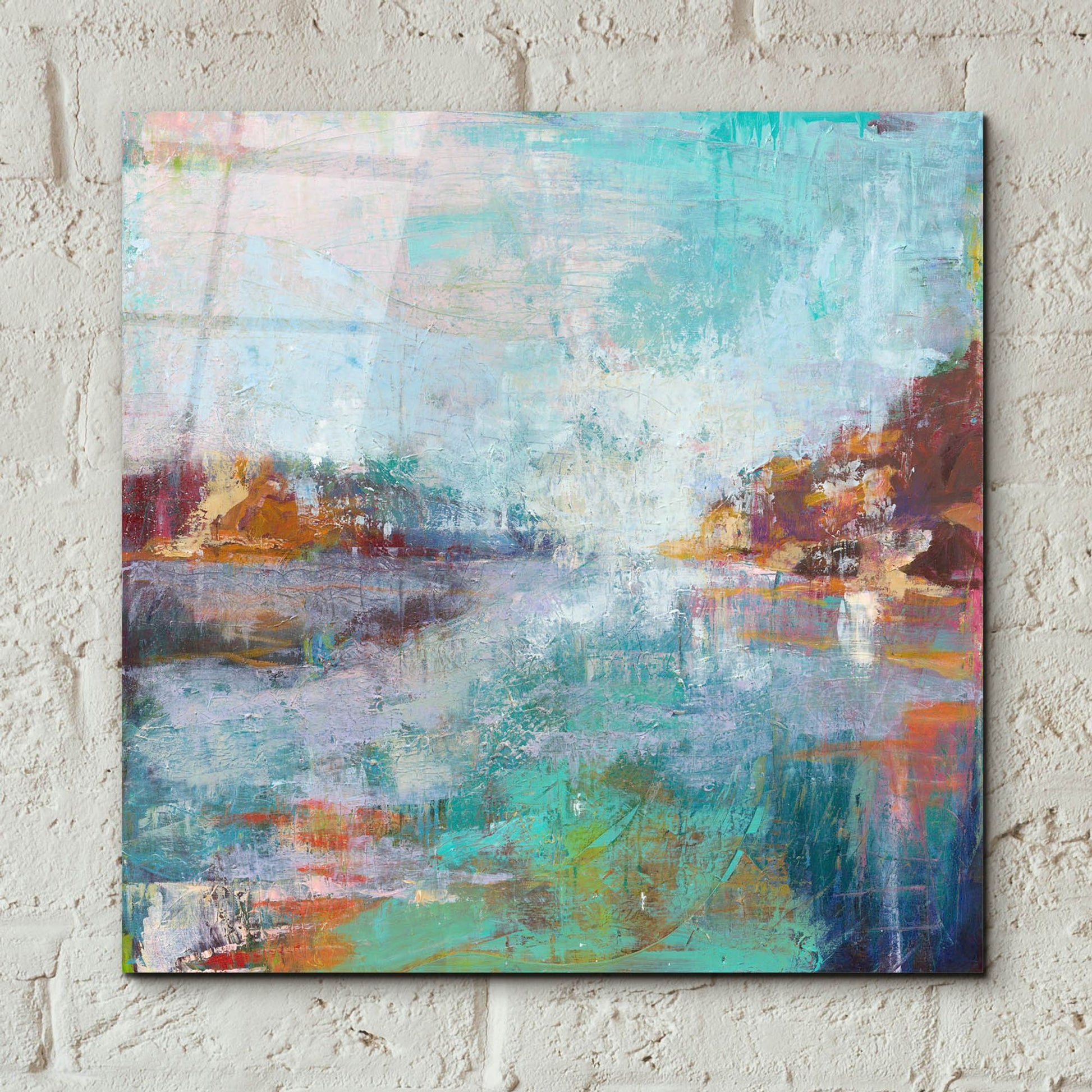 Epic Art 'Serenity' by Julia Hacker, Acrylic Glass Wall Art,12x12