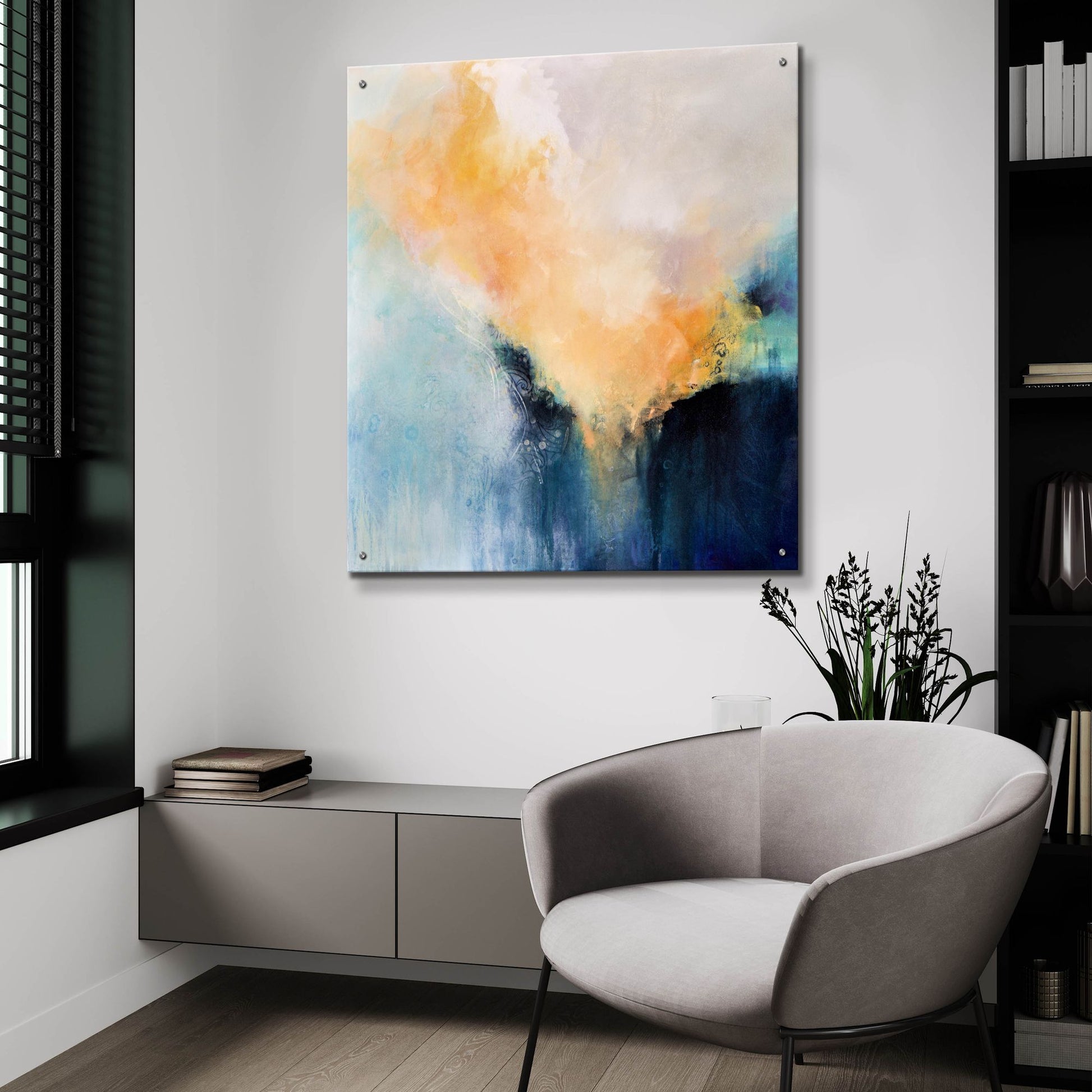 Epic Art 'A Moment Suspended' by Karen Hale, Acrylic Glass Wall Art,36x36