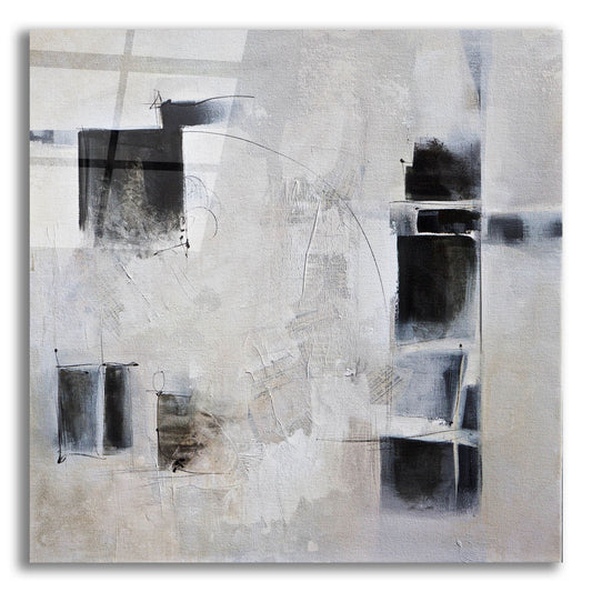 Epic Art 'Black And White And In Between' by Karen Hale, Acrylic Glass Wall Art