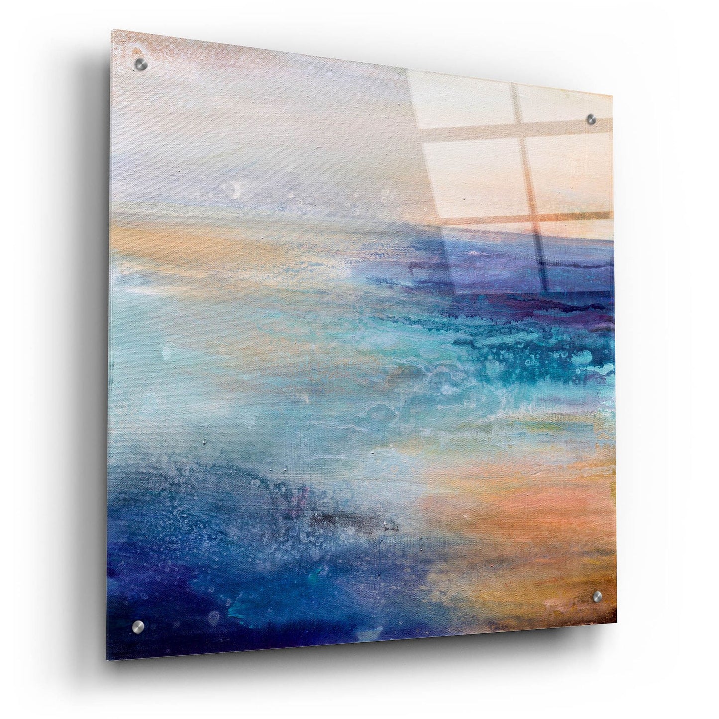 Epic Art 'Coastal Living' by Karen Hale, Acrylic Glass Wall Art,24x24