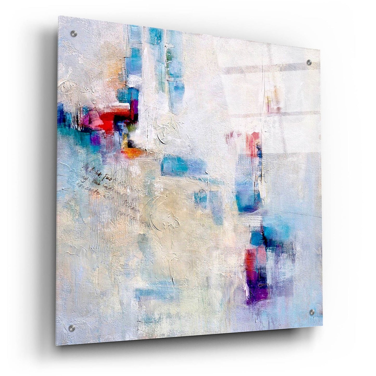 Epic Art 'Conversation' by Karen Hale, Acrylic Glass Wall Art,24x24