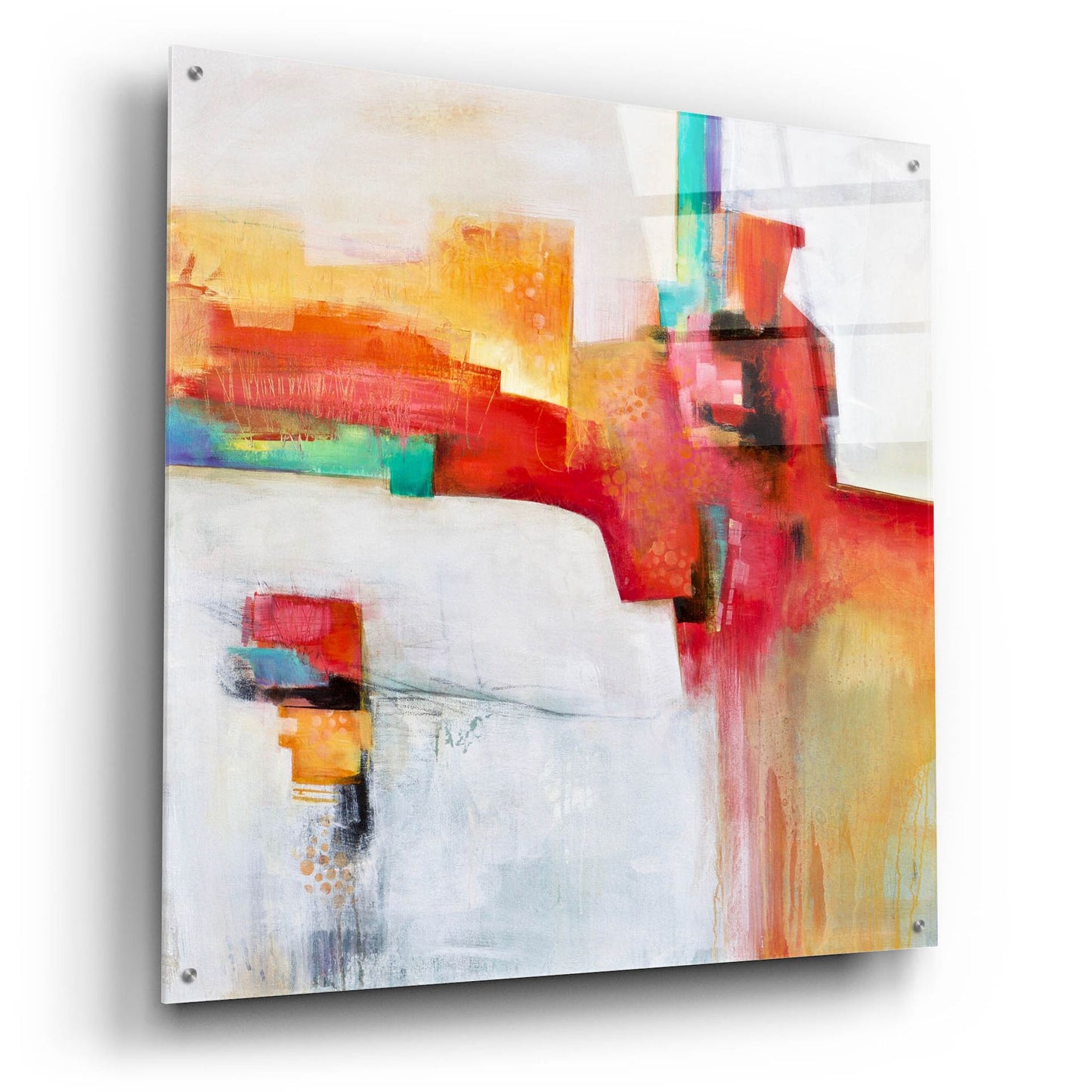 Epic Art 'Find Your Way' by Karen Hale, Acrylic Glass Wall Art,36x36