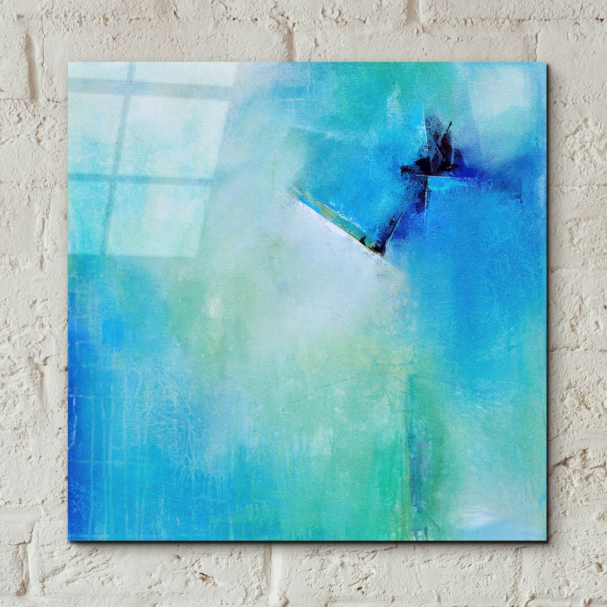 Epic Art 'Free Flow' by Karen Hale, Acrylic Glass Wall Art,12x12