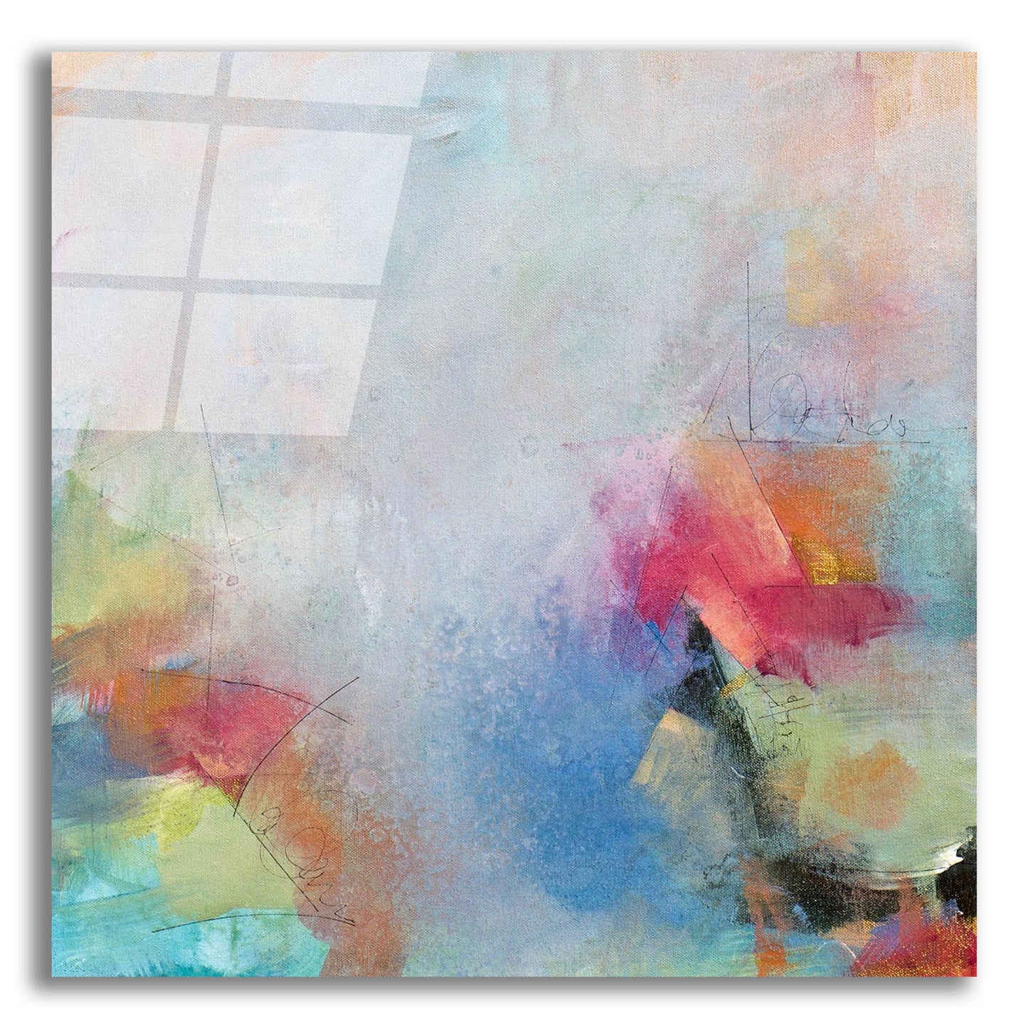 Epic Art 'Happy Place' by Karen Hale, Acrylic Glass Wall Art