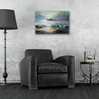 Epic Art 'Inner Depth' by Karen Hale, Acrylic Glass Wall Art,24x16