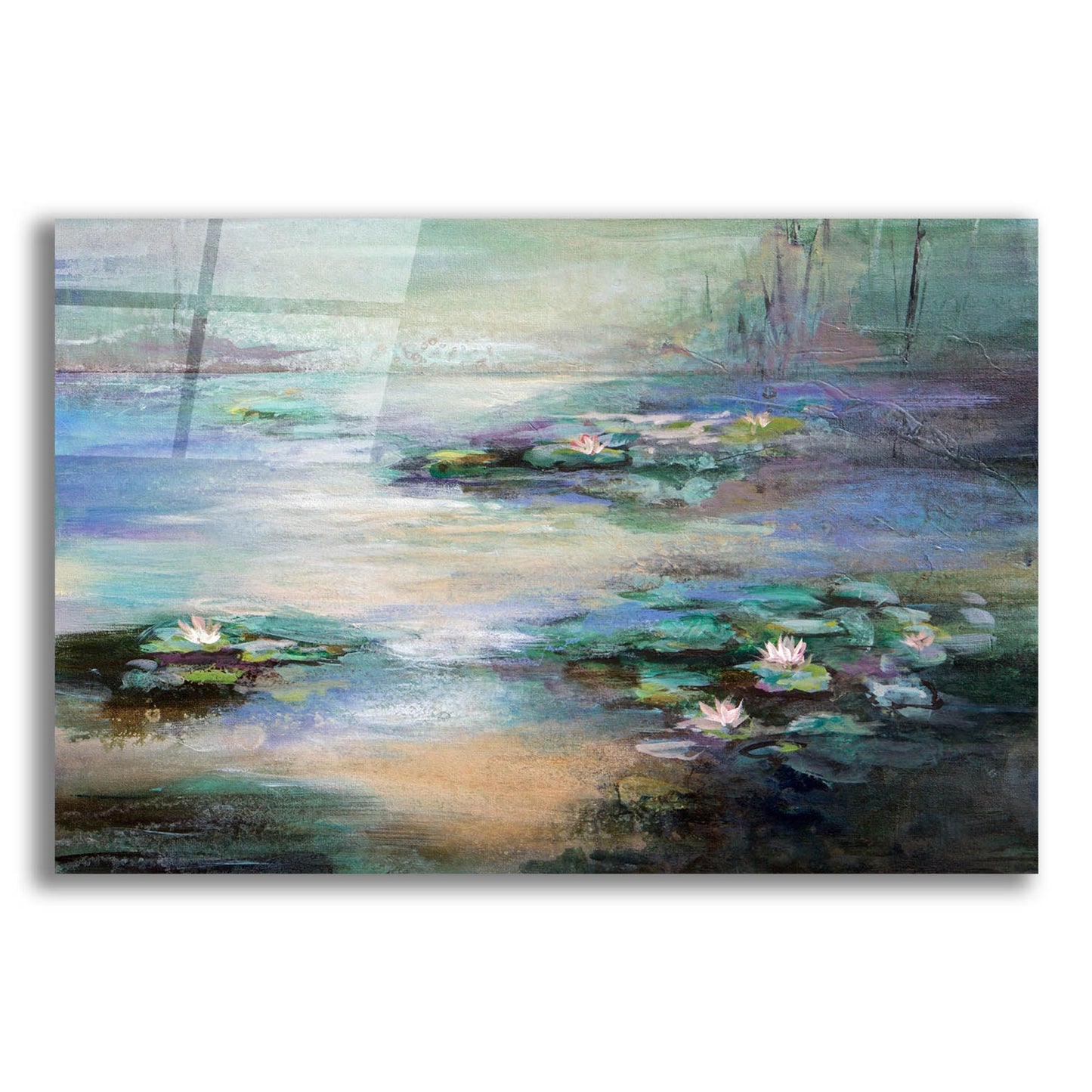 Epic Art 'Inner Depth' by Karen Hale, Acrylic Glass Wall Art,24x16