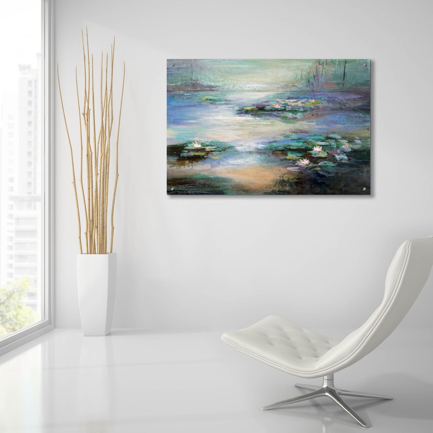 Epic Art 'Inner Depth' by Karen Hale, Acrylic Glass Wall Art,36x24