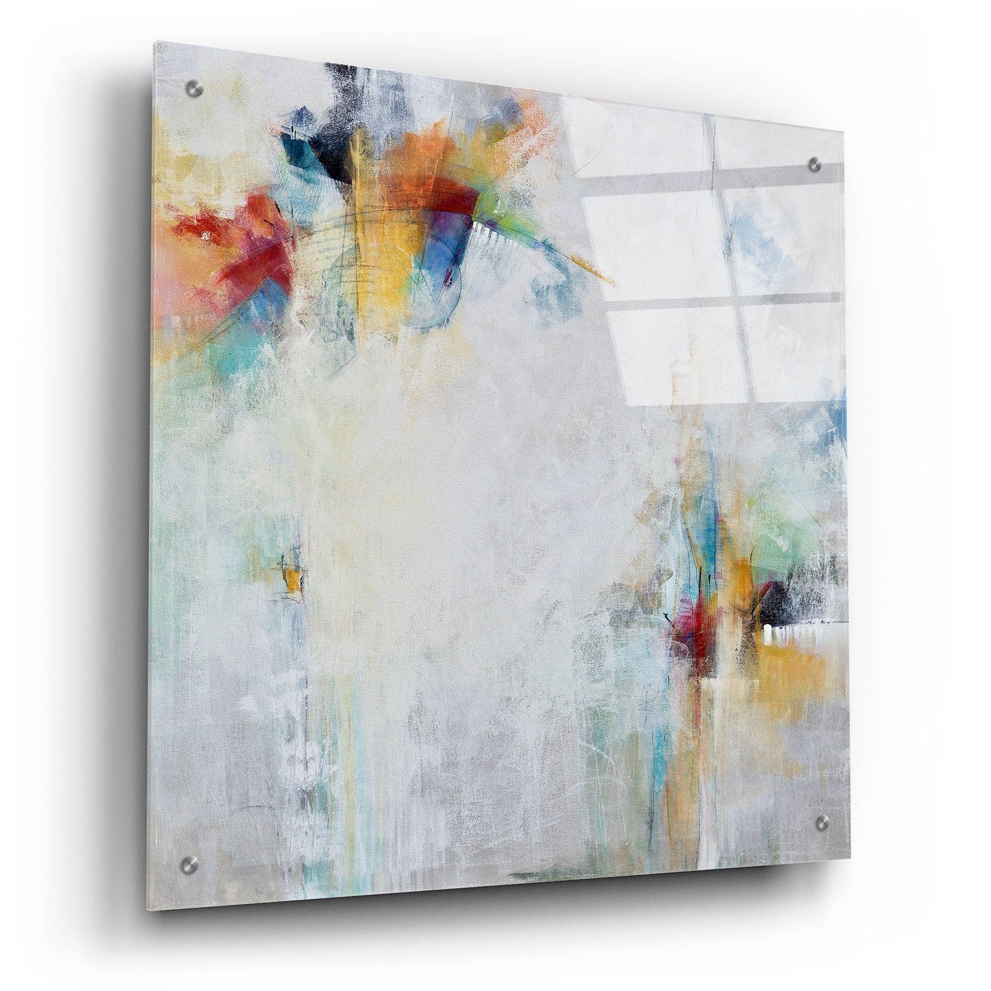 Epic Art 'Joyful' by Karen Hale, Acrylic Glass Wall Art,24x24