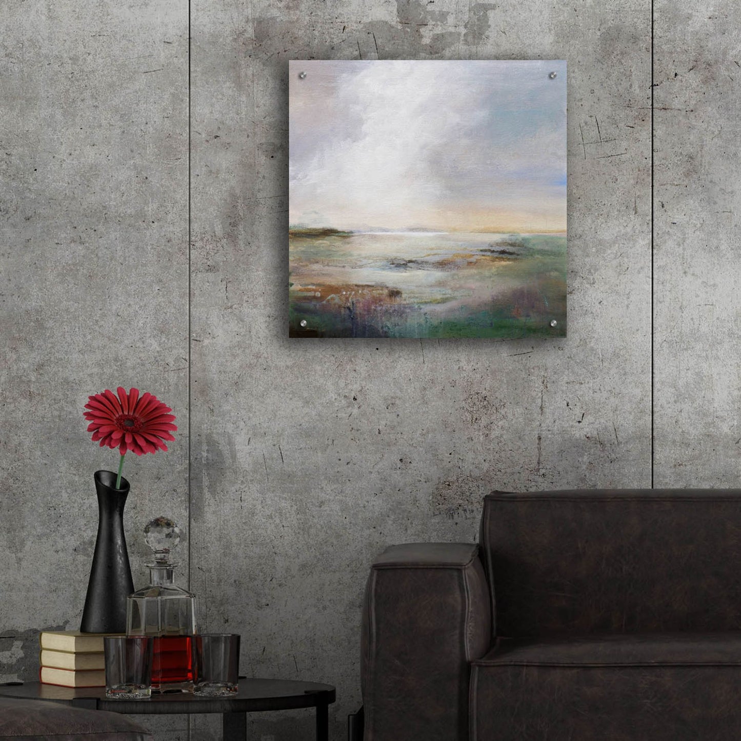 Epic Art 'Morning Light' by Karen Hale, Acrylic Glass Wall Art,24x24