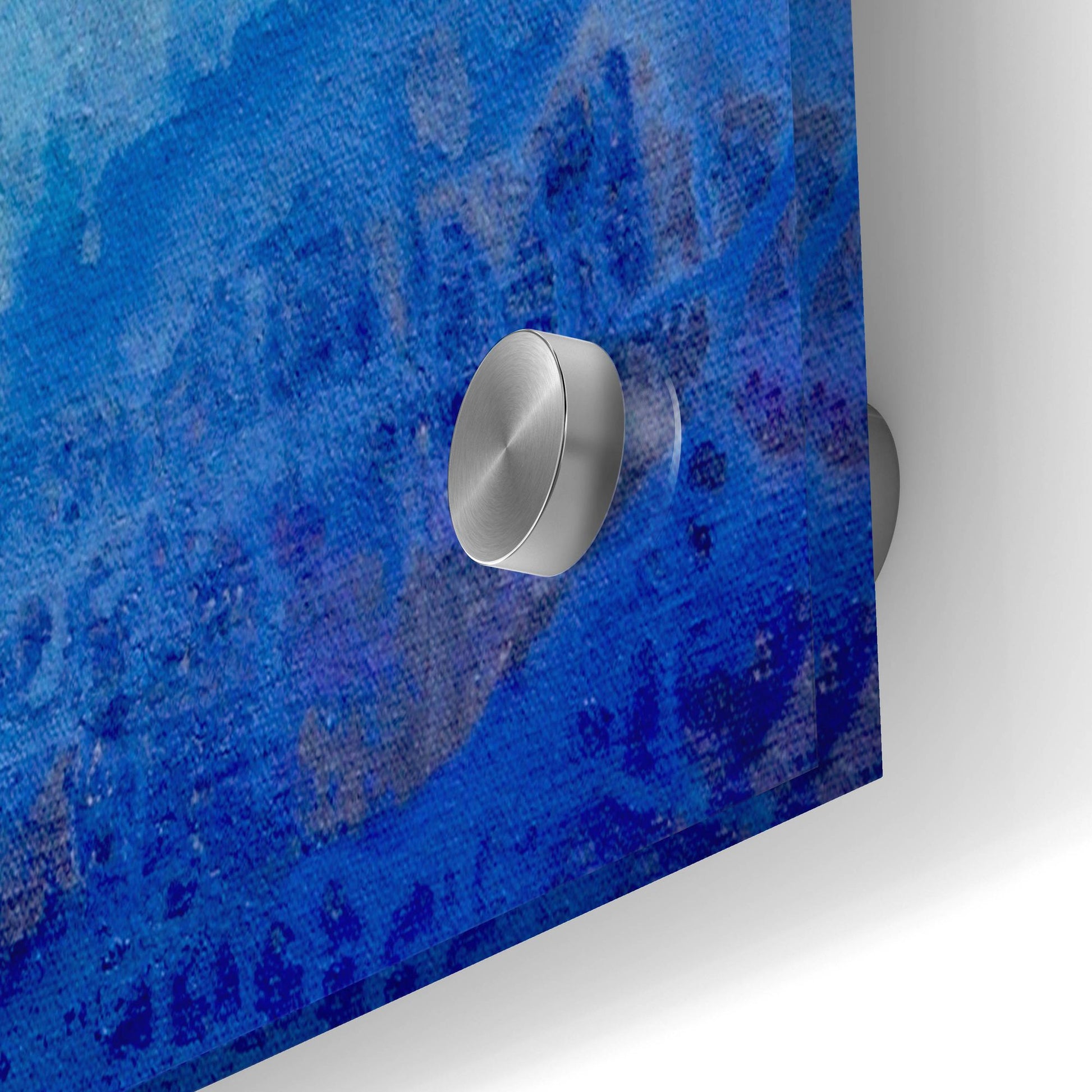 Epic Art 'Ombre Blue' by Karen Hale, Acrylic Glass Wall Art,36x24