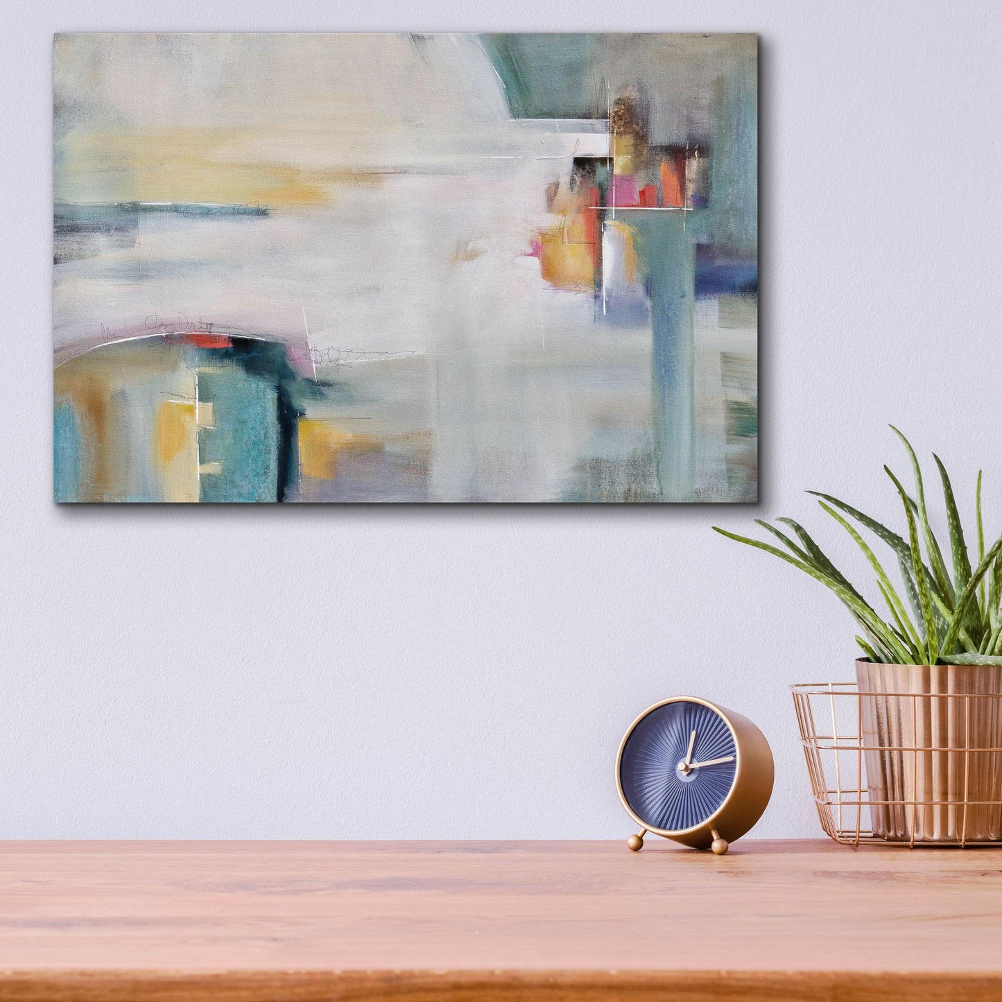 Epic Art 'On My Terms' by Karen Hale, Acrylic Glass Wall Art,16x12