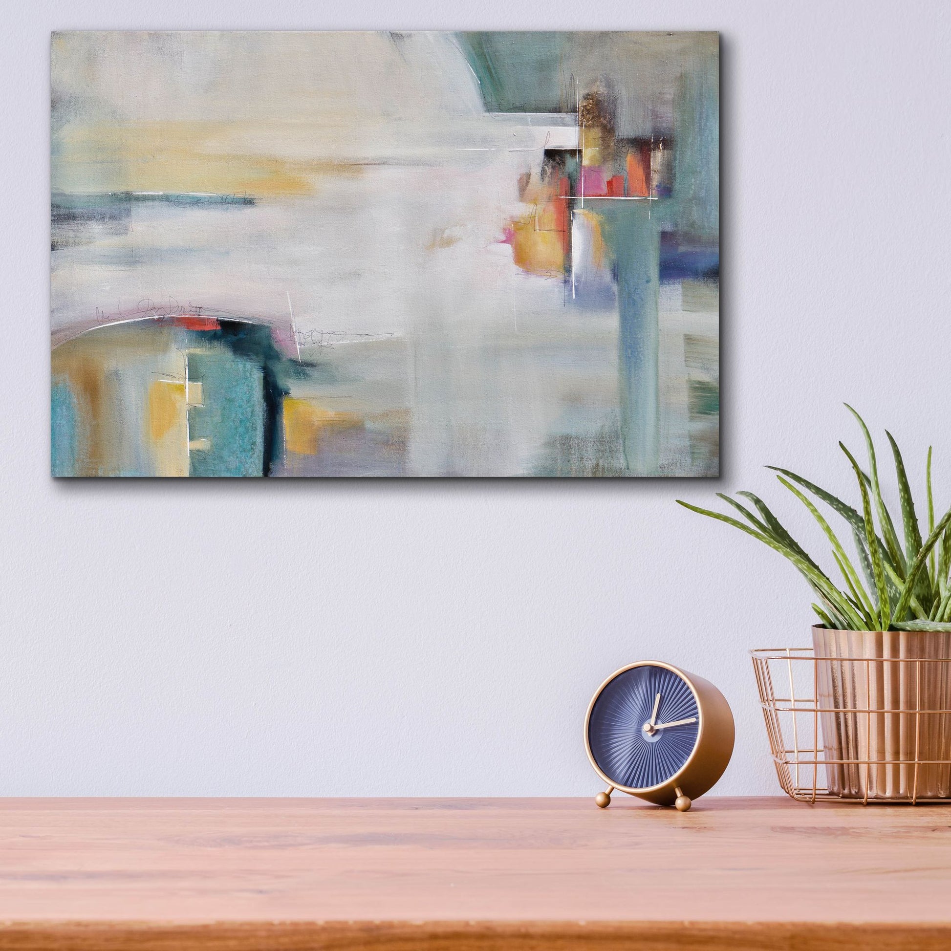 Epic Art 'On My Terms' by Karen Hale, Acrylic Glass Wall Art,16x12