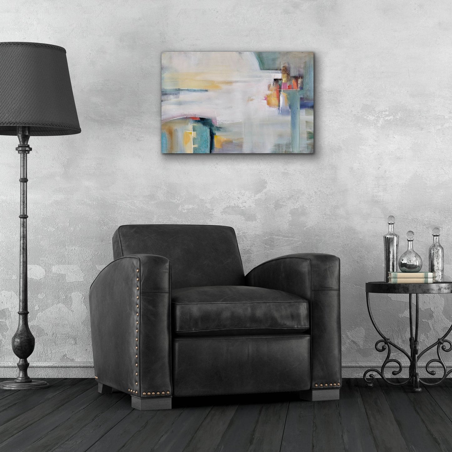 Epic Art 'On My Terms' by Karen Hale, Acrylic Glass Wall Art,24x16